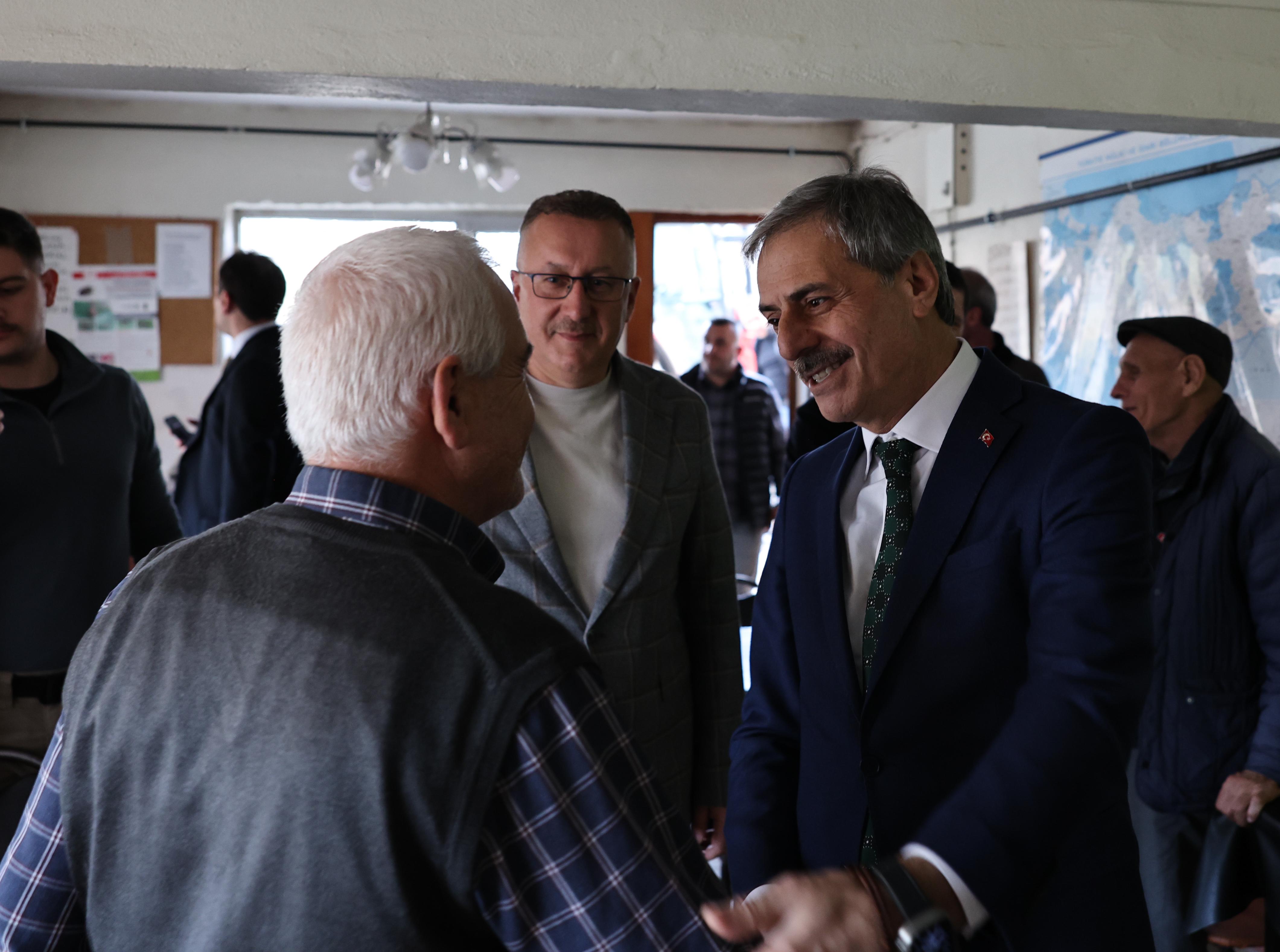 “Her ilçeye, her mahalleye hizmet götürmek için gayretle çalışıyoruz”