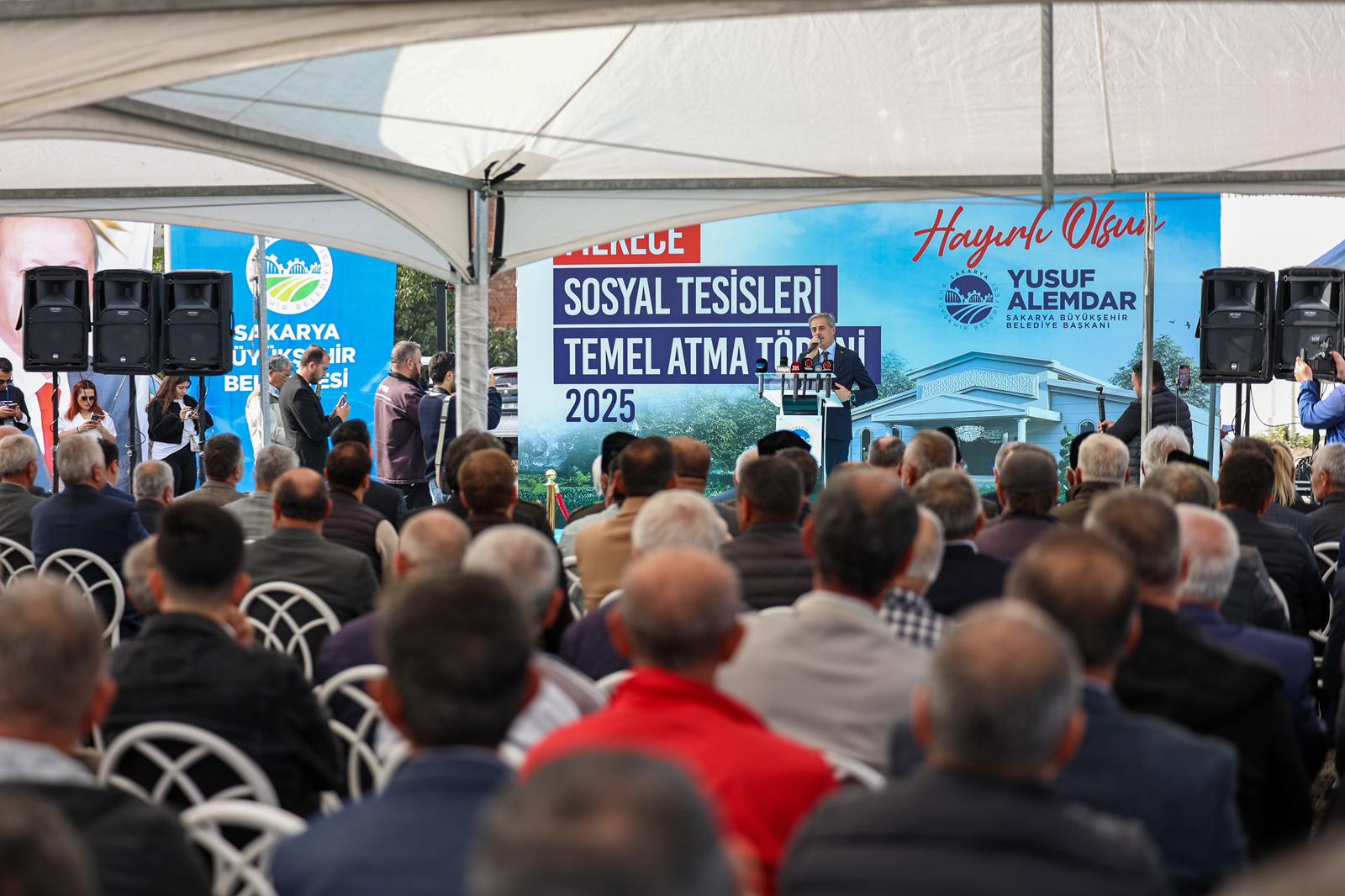 Mekece’de sosyal tesisin temeli atıldı: Yusuf Alemdar Pamukova’da yeni müjdeleri paylaştı