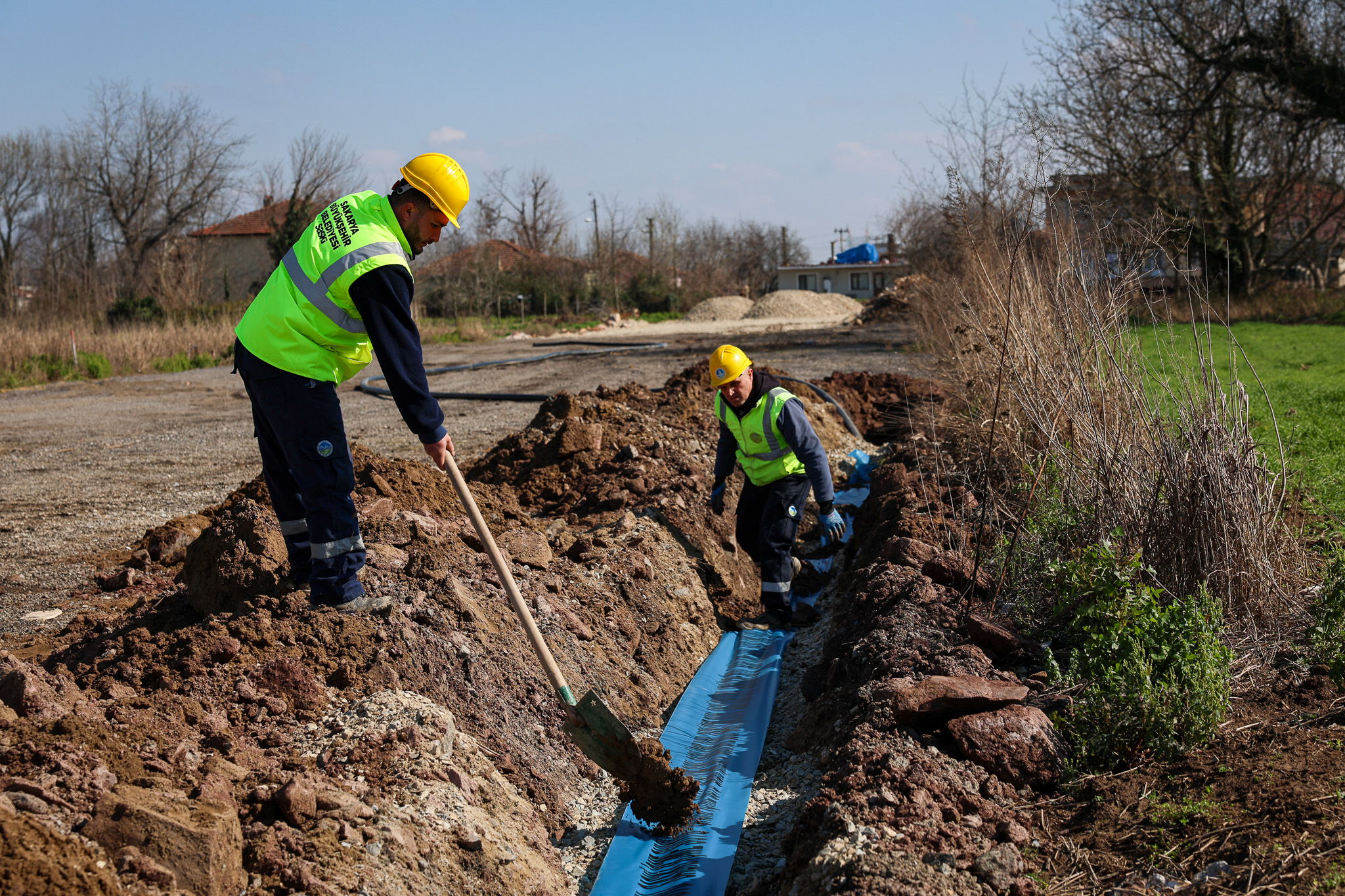 5 bin metrelik güçlü altyapı ağı Hanlı Mahallesi’nin geleceğine hizmet edecek