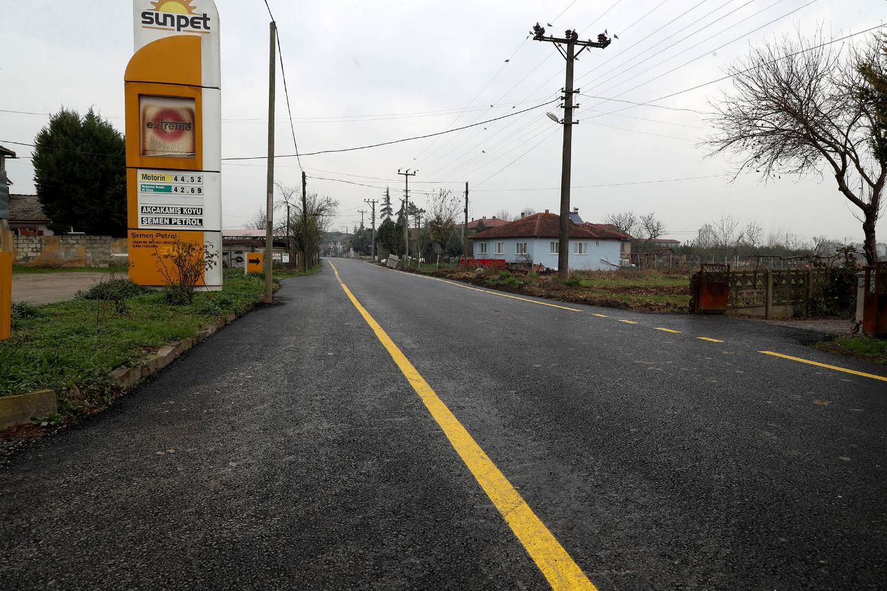  Büyükşehir Akçakamış’ın kalbine giden yolu tablo gibi işledi