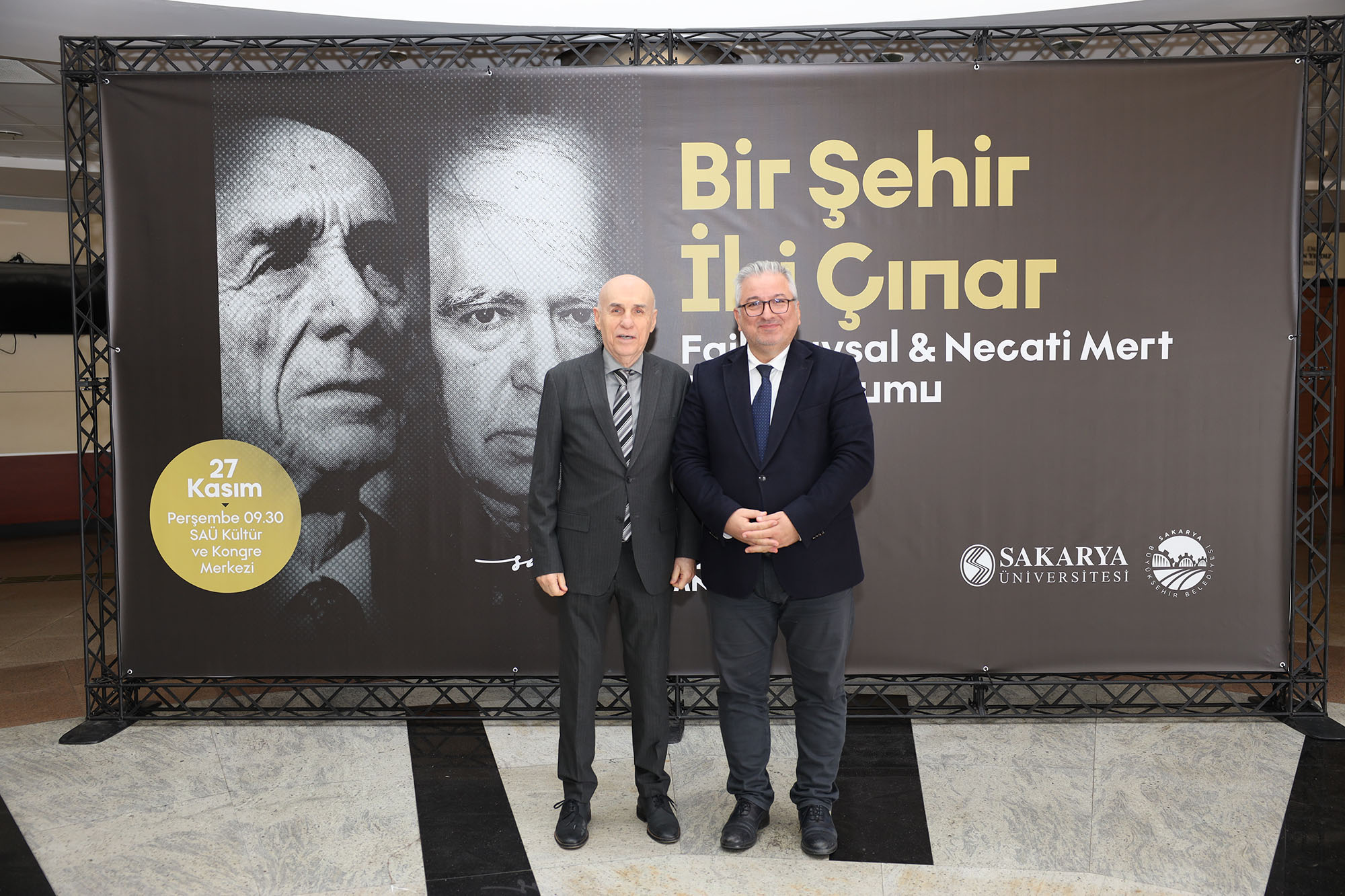 ‘Bir Şehir İki Çınar’ sempozyumunun ilk oturumu Faik Baysal oldu