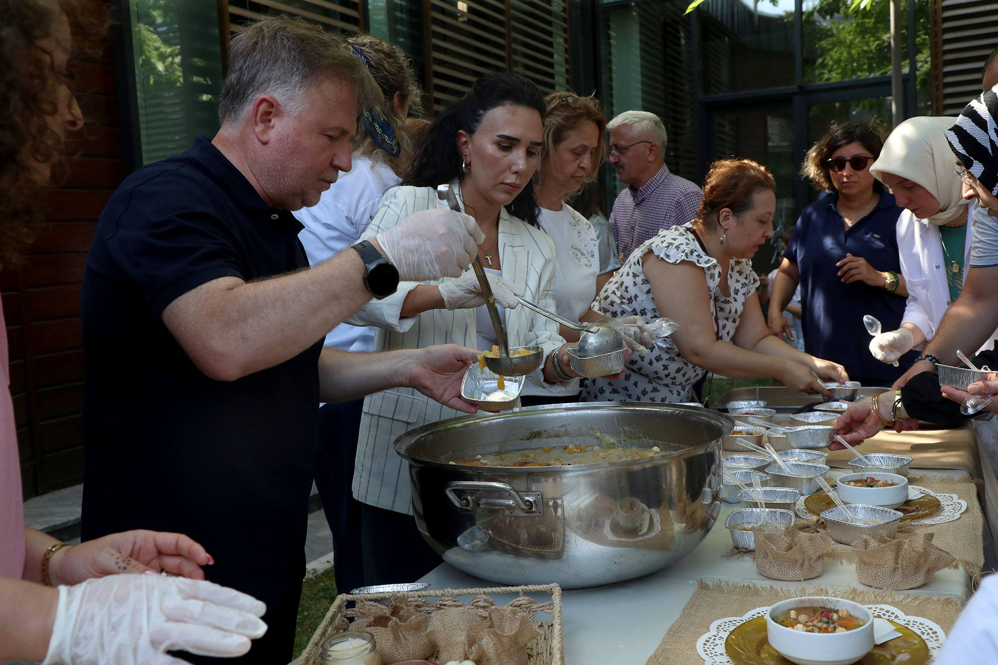 SGM’de en lezzetli ikram ve anlamlı bir mesaj