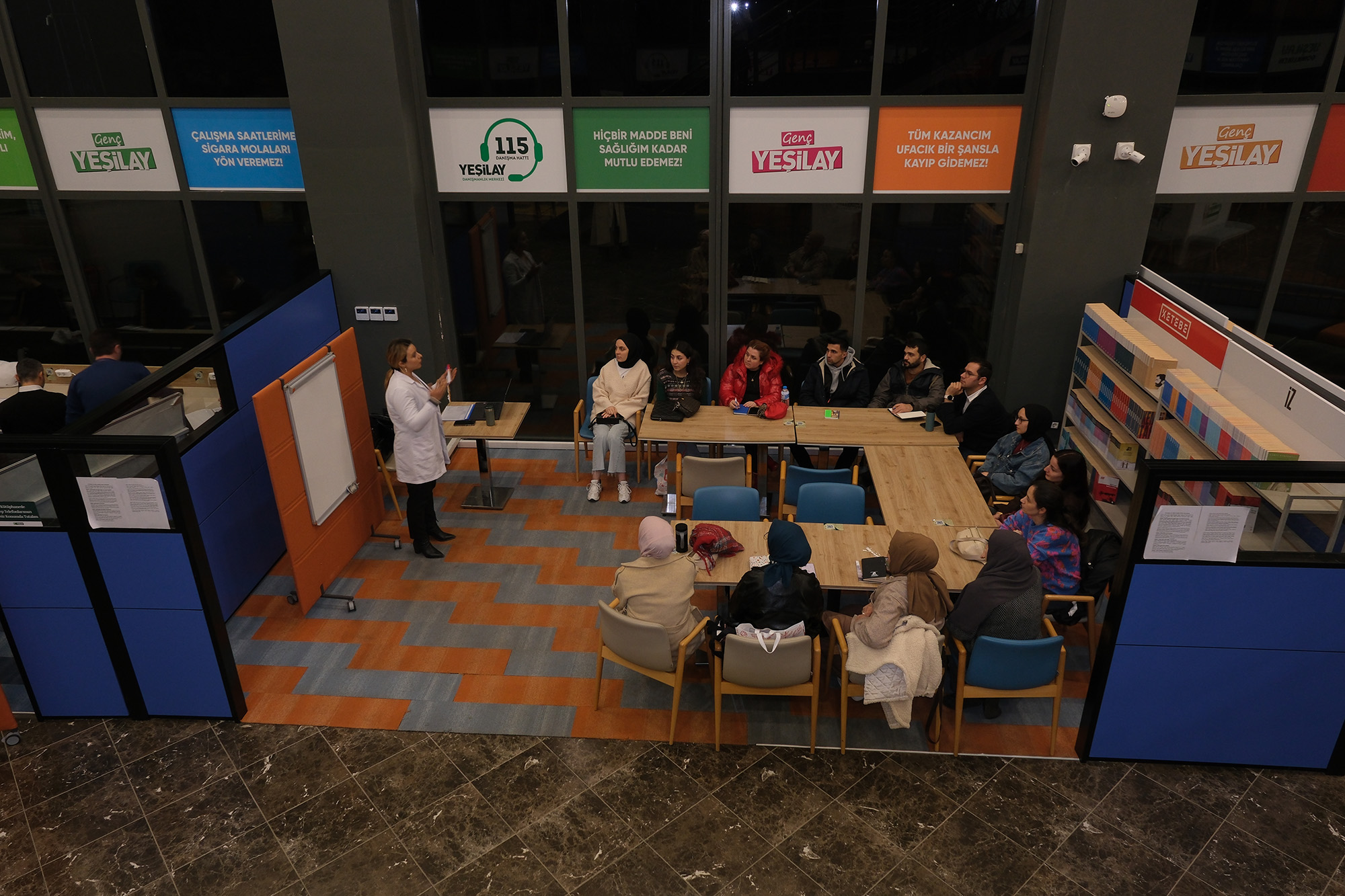 SAMEK, Yeşilay Gençlik Merkezi’nde 9 branşta kurslara başladı