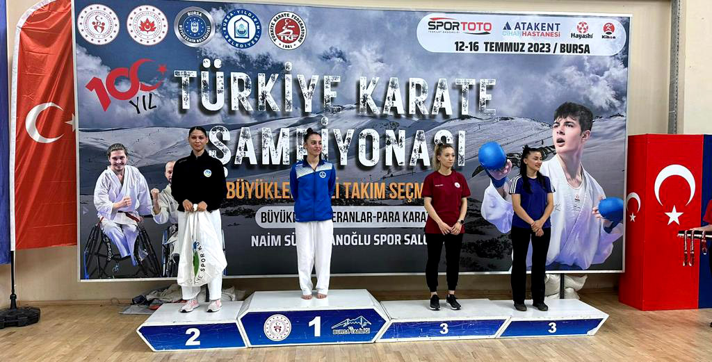 Büyükşehir’in karatecisi Bursa’da rüzgâr gibi esti