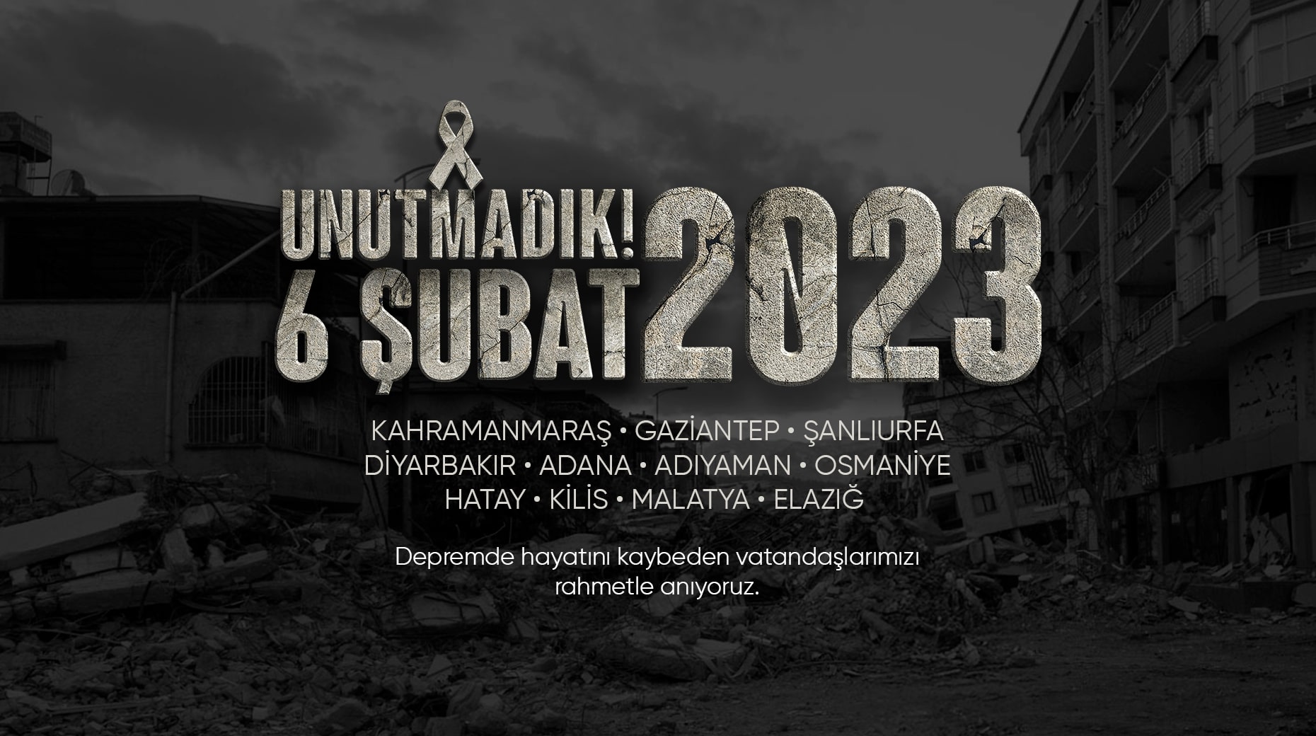 Yusuf Alemdar’dan asrın felaketinin yıl dönümünde: “Aynı acıyı en derinden hissediyoruz”