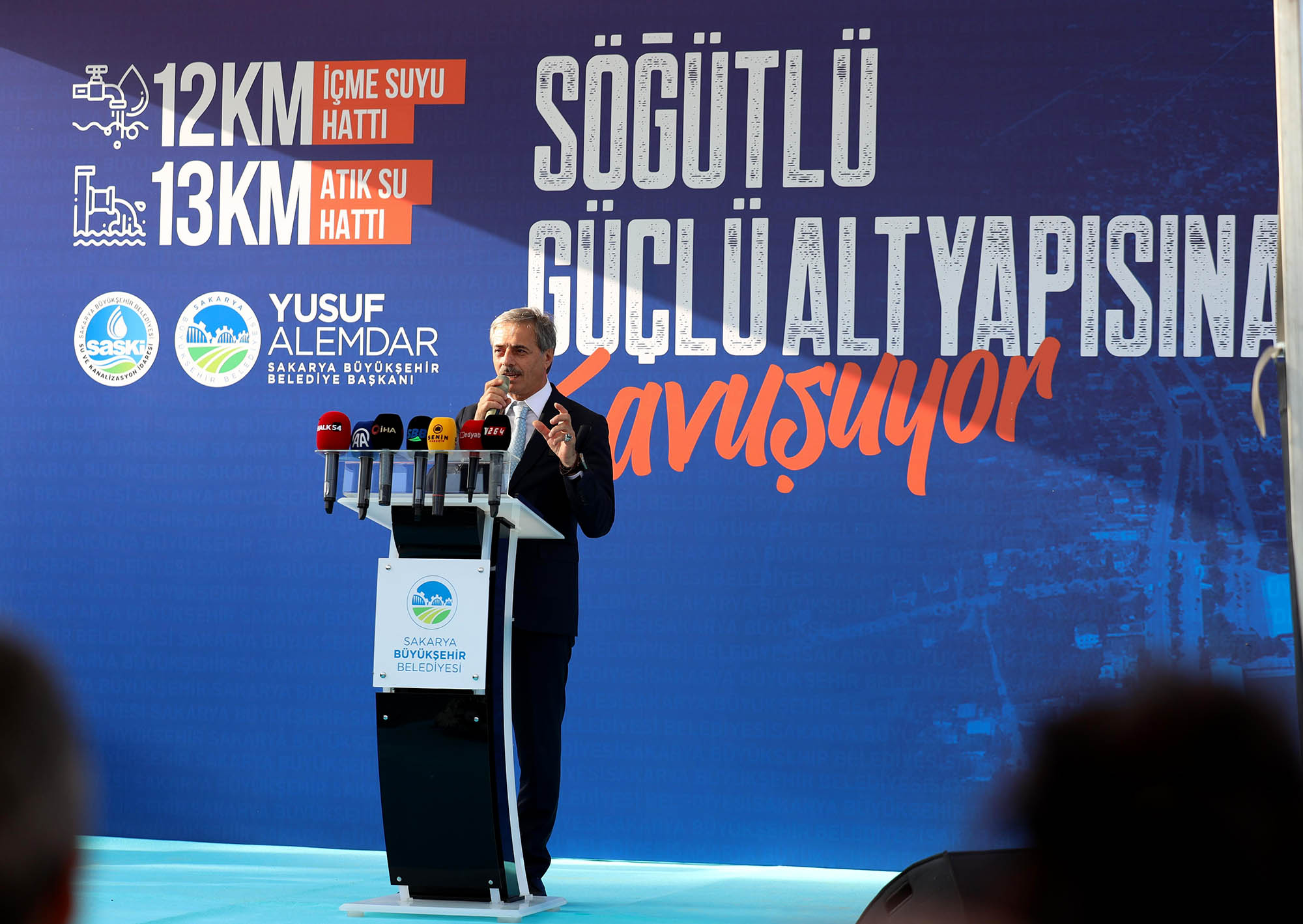 “180 milyon TL’lik altyapı yatırımı Söğütlü’ye hayırlı olsun”