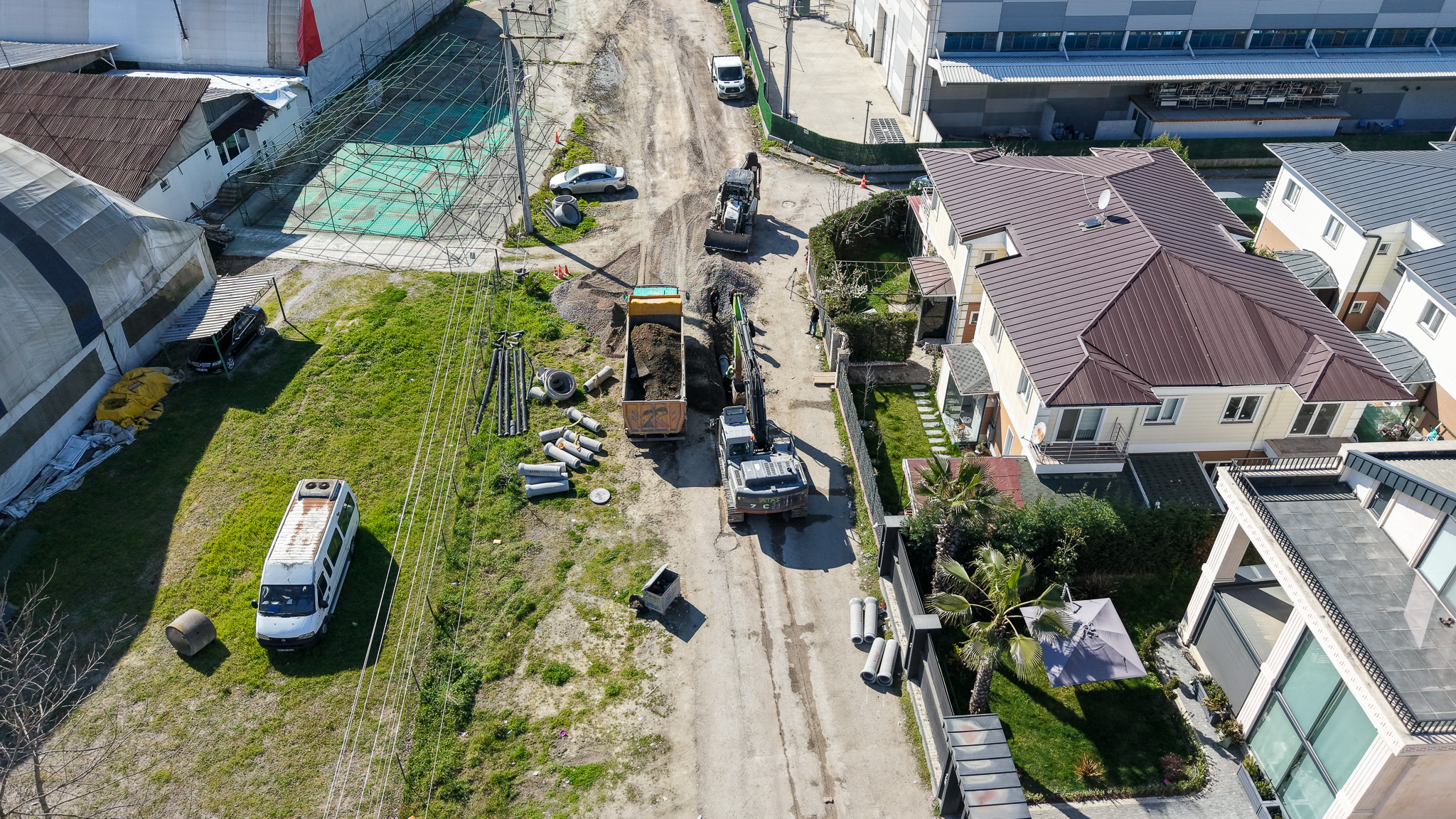 Yağcılar Mahallesi yeni altyapısı ile yoğun yağışlara karşı güvende