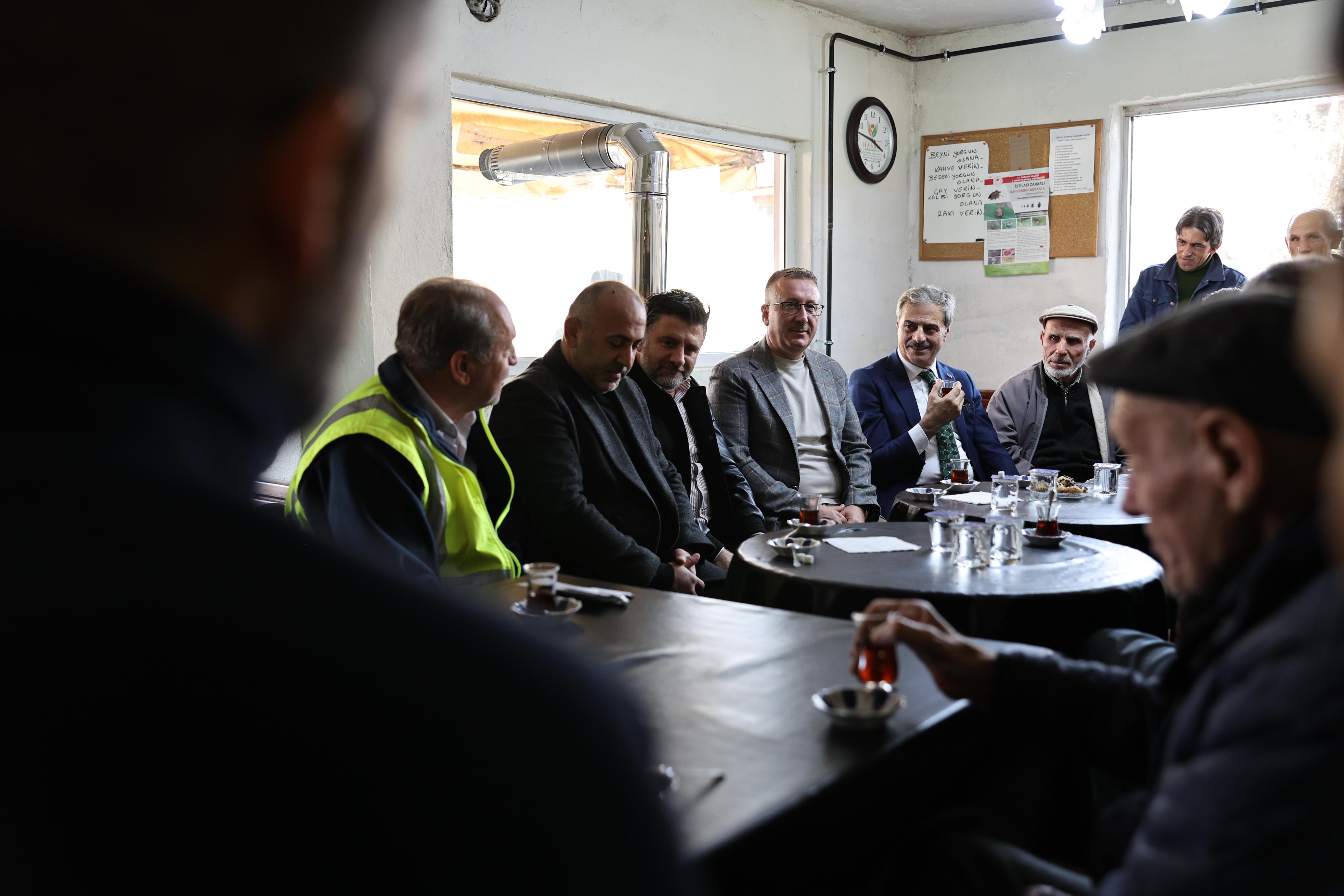 “Her ilçeye, her mahalleye hizmet götürmek için gayretle çalışıyoruz”