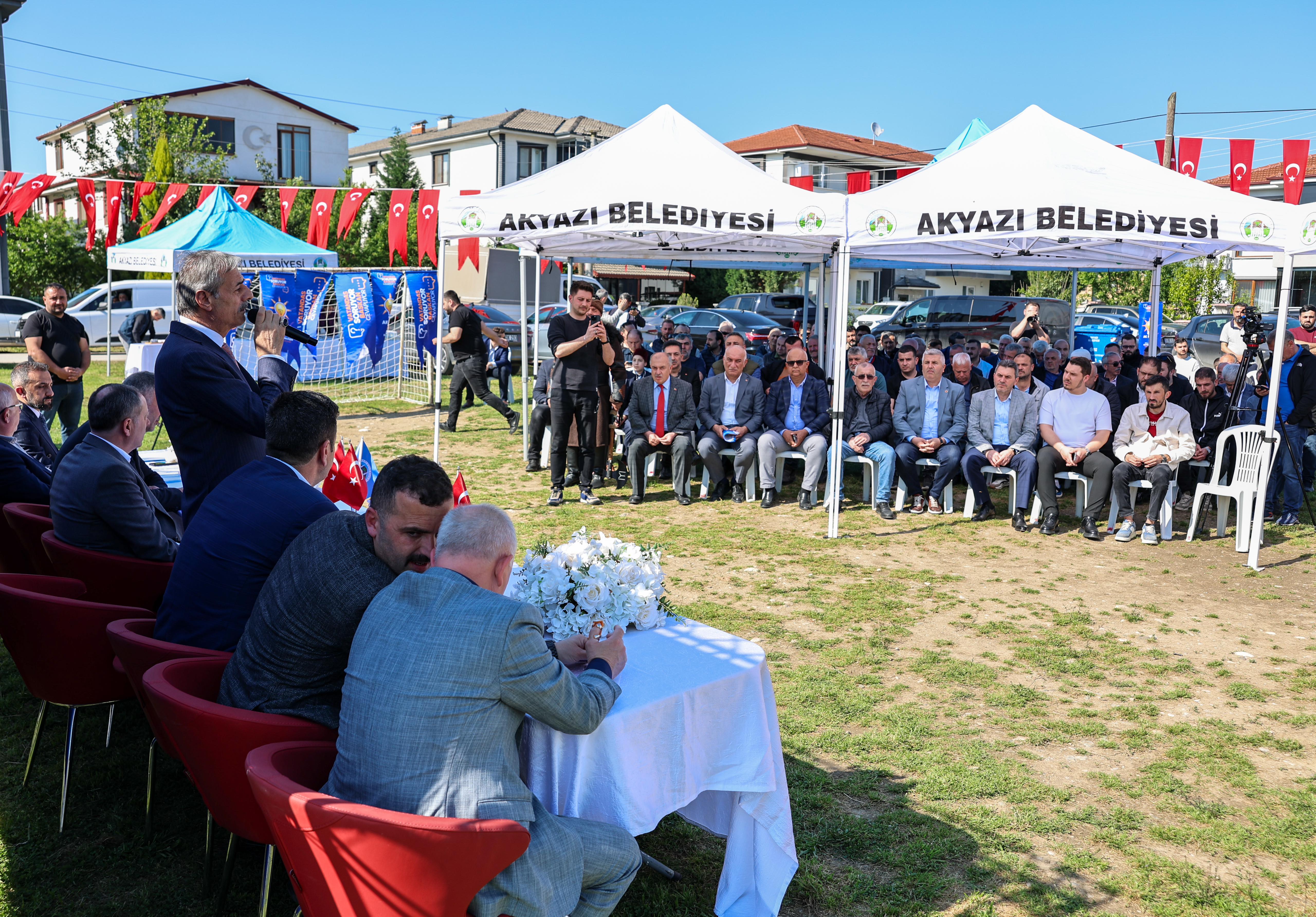 “Türkiye Yüzyılı hedefleriyle Akyazı’yı geleceğe hazırlıyoruz”