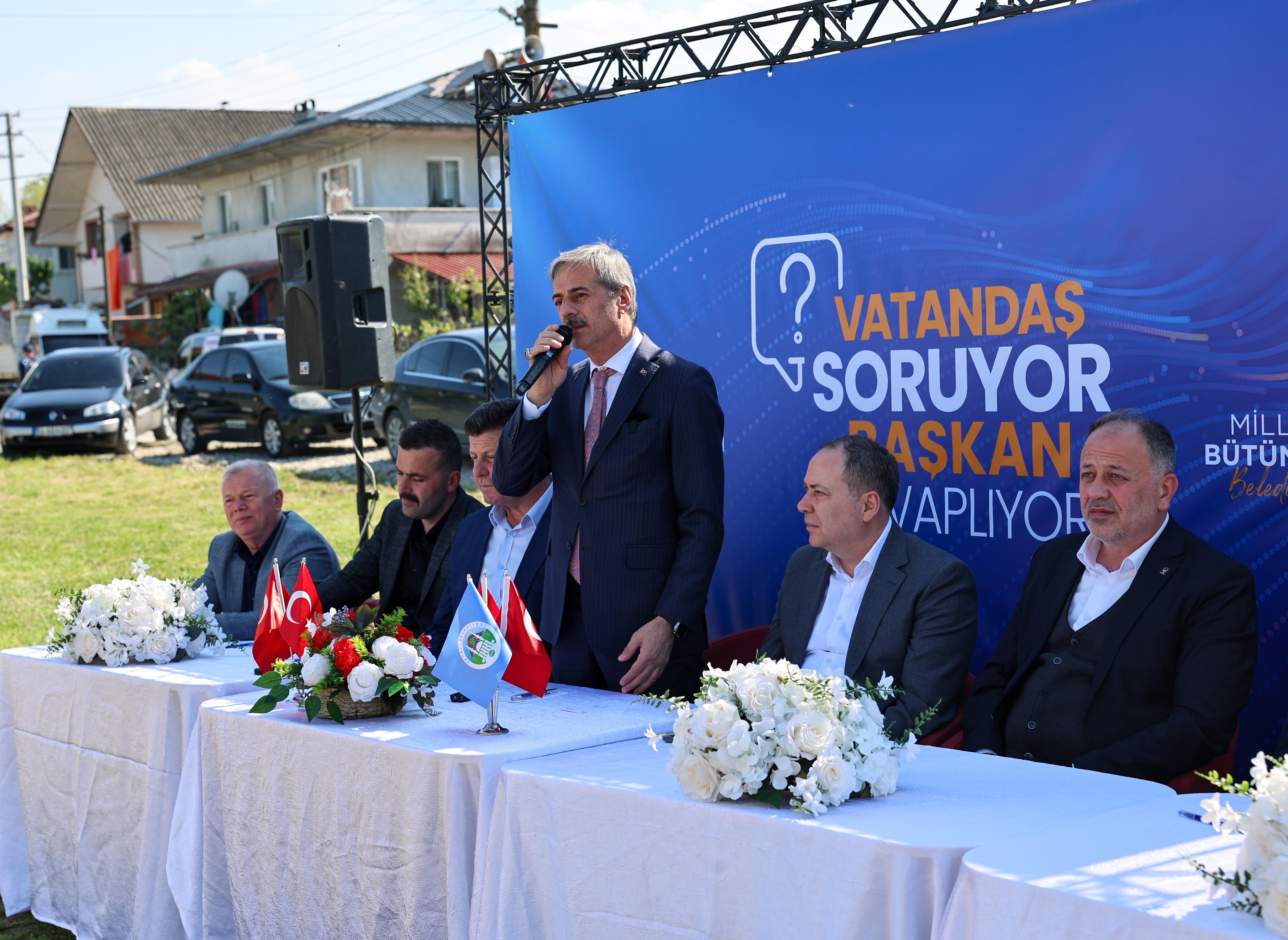 “Türkiye Yüzyılı hedefleriyle Akyazı’yı geleceğe hazırlıyoruz”