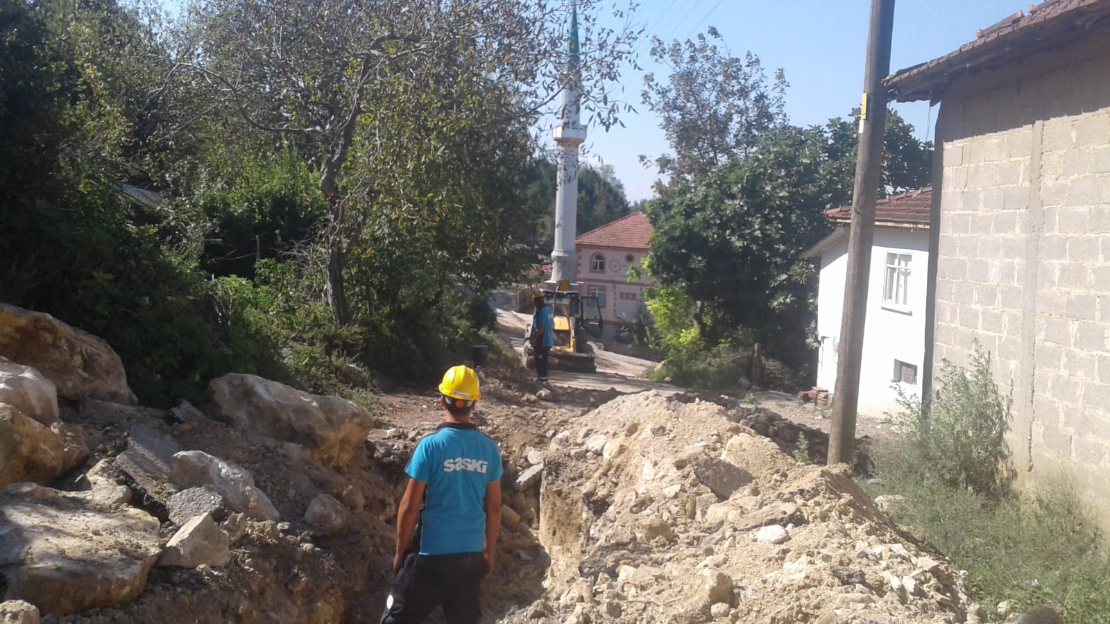 Akbaş Mahallesi 2 bin 300 metrelik yeni hat ile kesintisiz içmesuyuna kavuşacak
