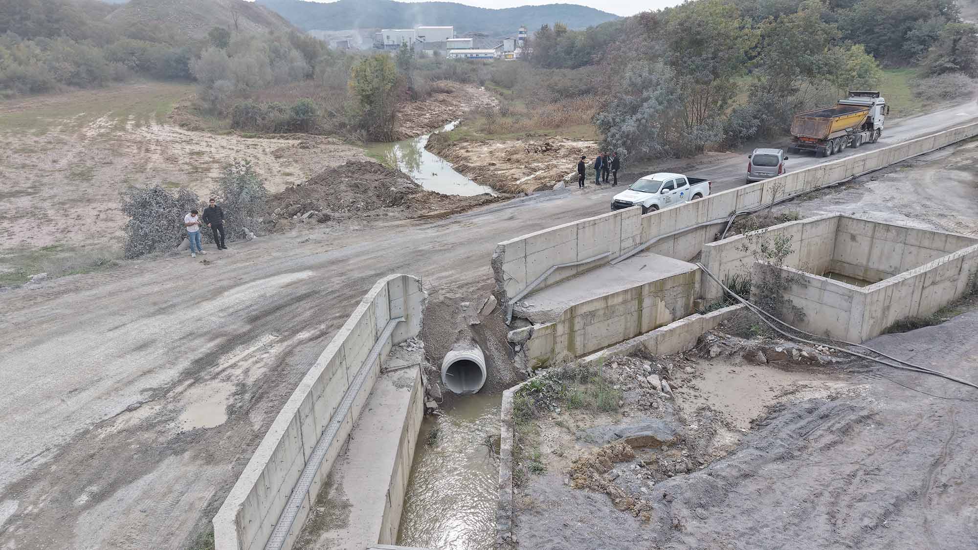 Büyükşehir’den Değirmencik’te yaşanan taşkın sorunlarına kalıcı çözüm