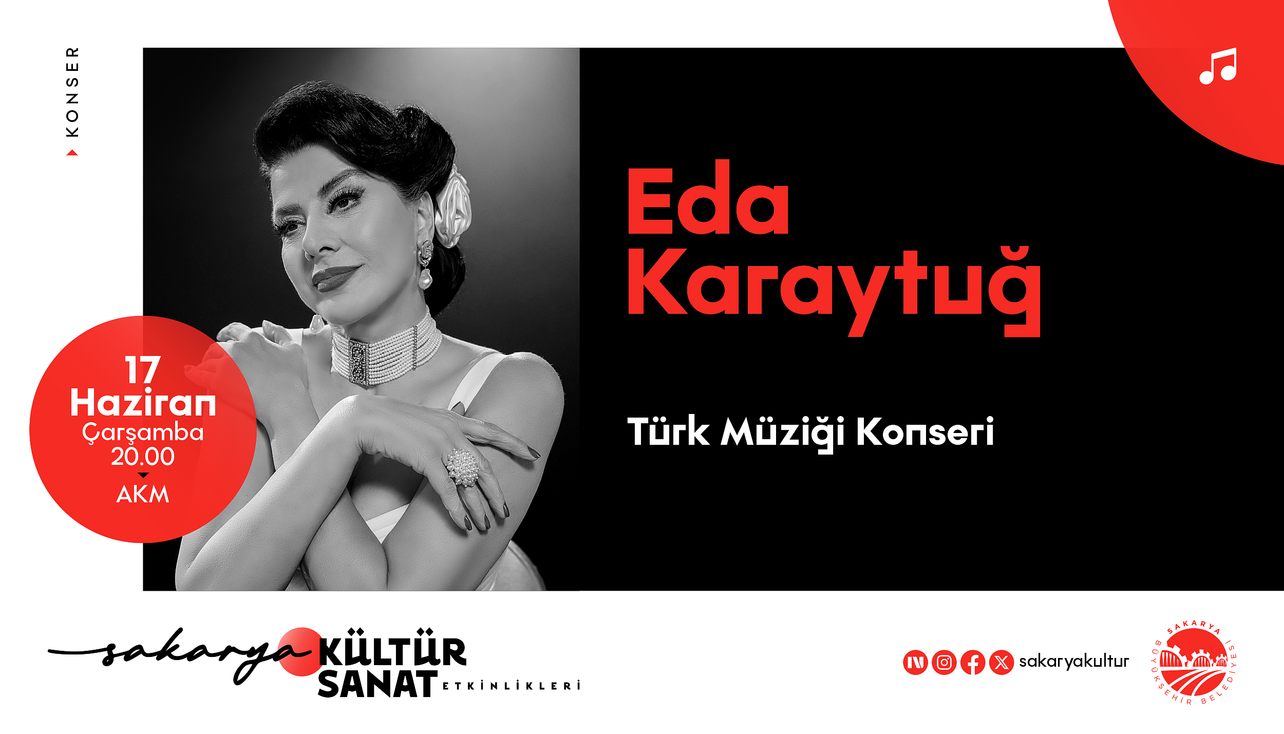 AKM’de Eda Karaytuğ ile Türk müziği rüzgârı esecek