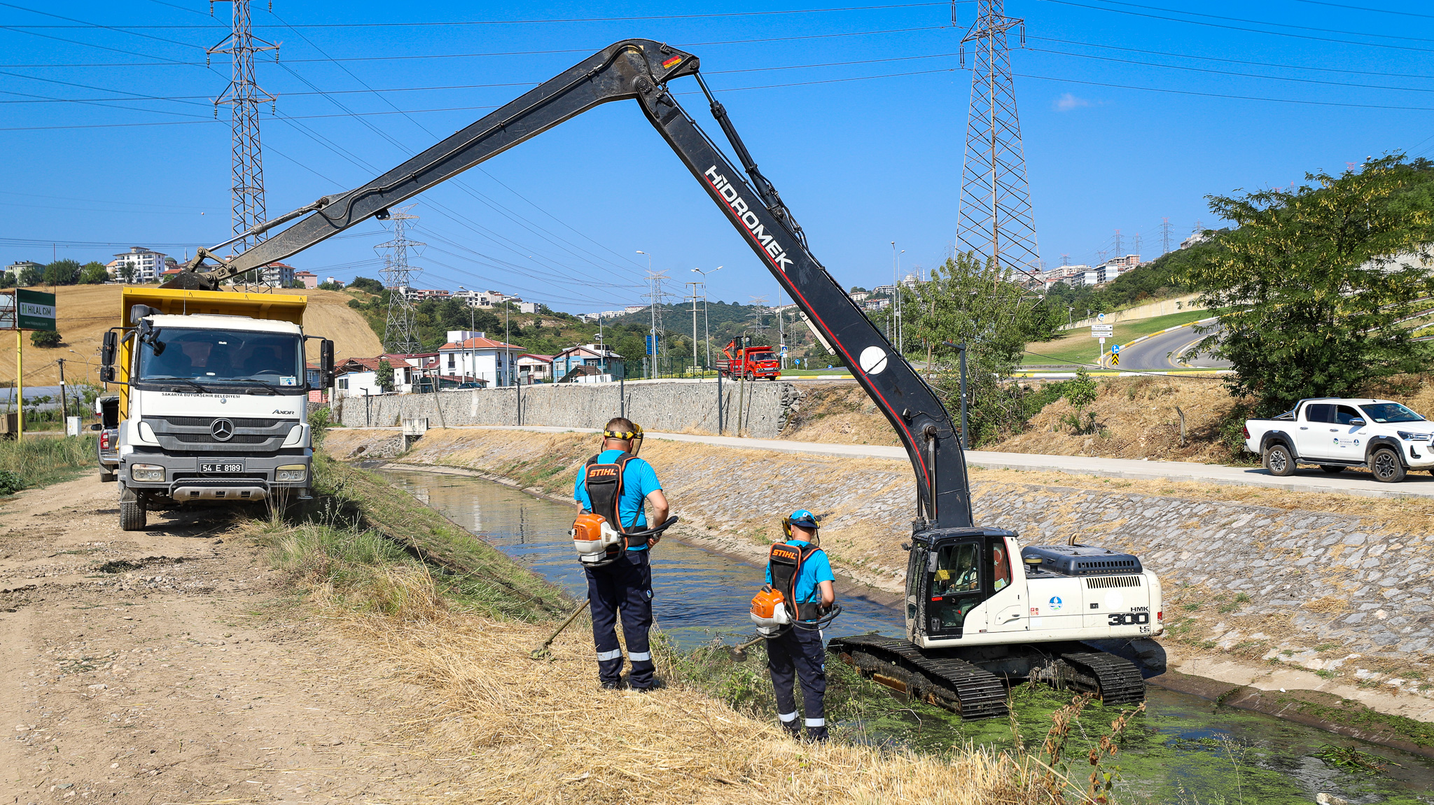 Çark Deresi ve çevresi için kapsamlı temizlik çalışmaları devam ediyor