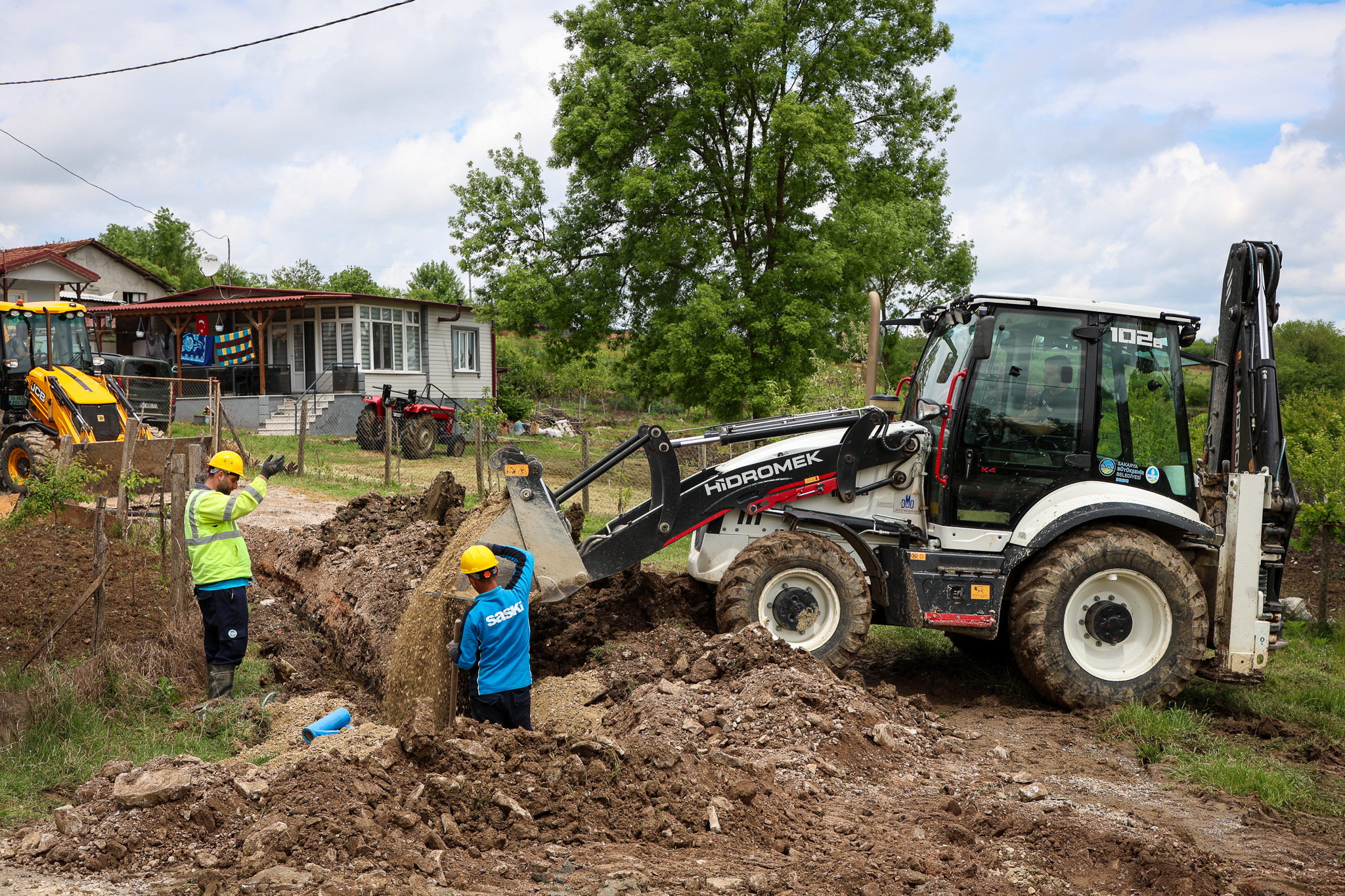 Kaynarca Ömerağa’da 2 bin 900 metrelik içme suyu hattı projesi tamamlandı