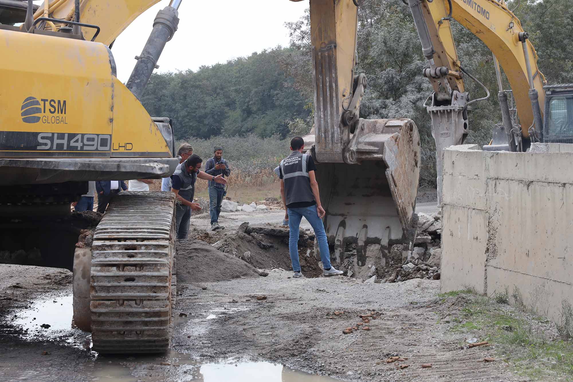 Büyükşehir’den Değirmencik’te yaşanan taşkın sorunlarına kalıcı çözüm