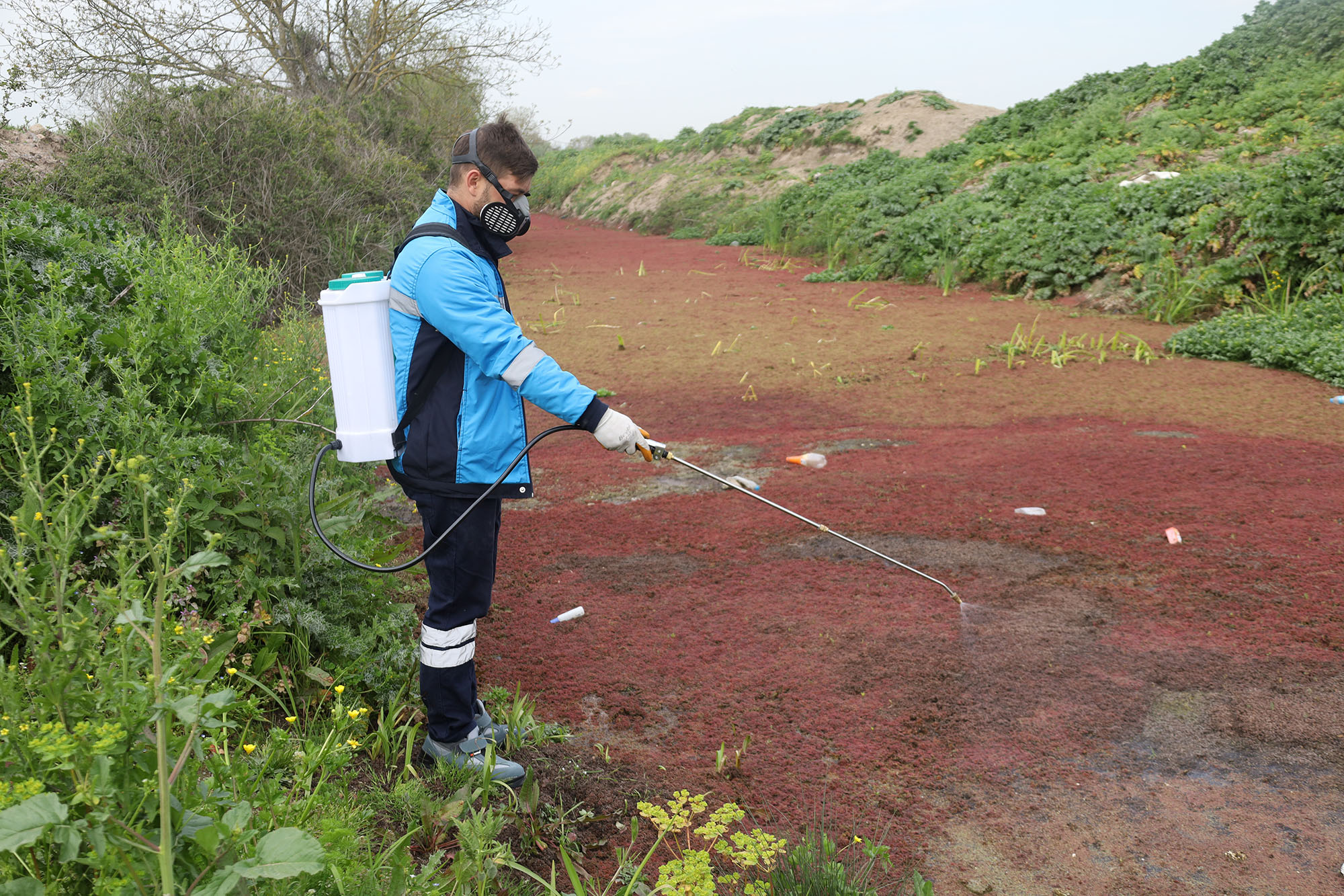 Ekip sahaya indi, şehrin her ‘karışında’ mücadele başladı