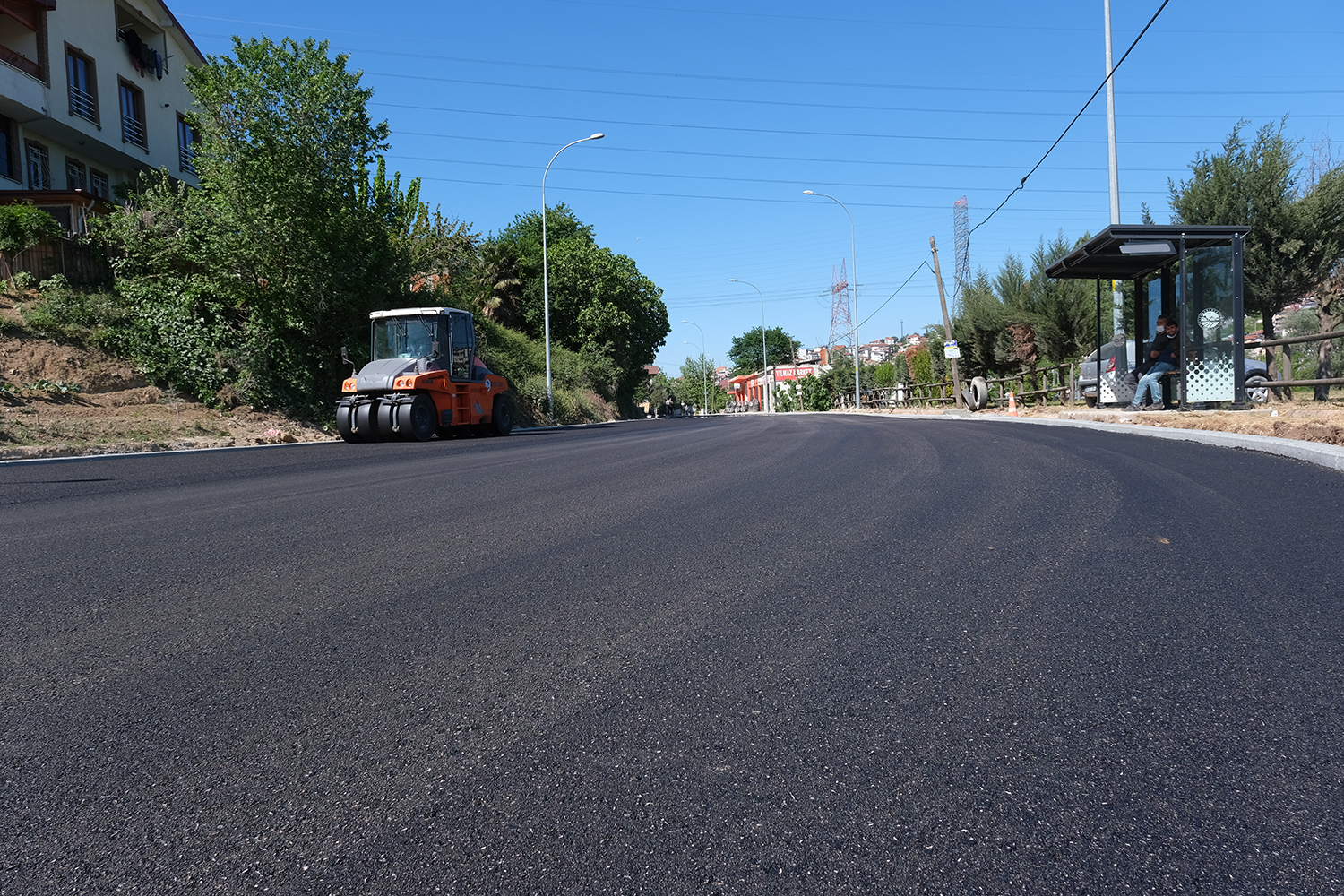 32 Evler Mahallesi’nde son etap için asfalt öncesi hazırlık başladı