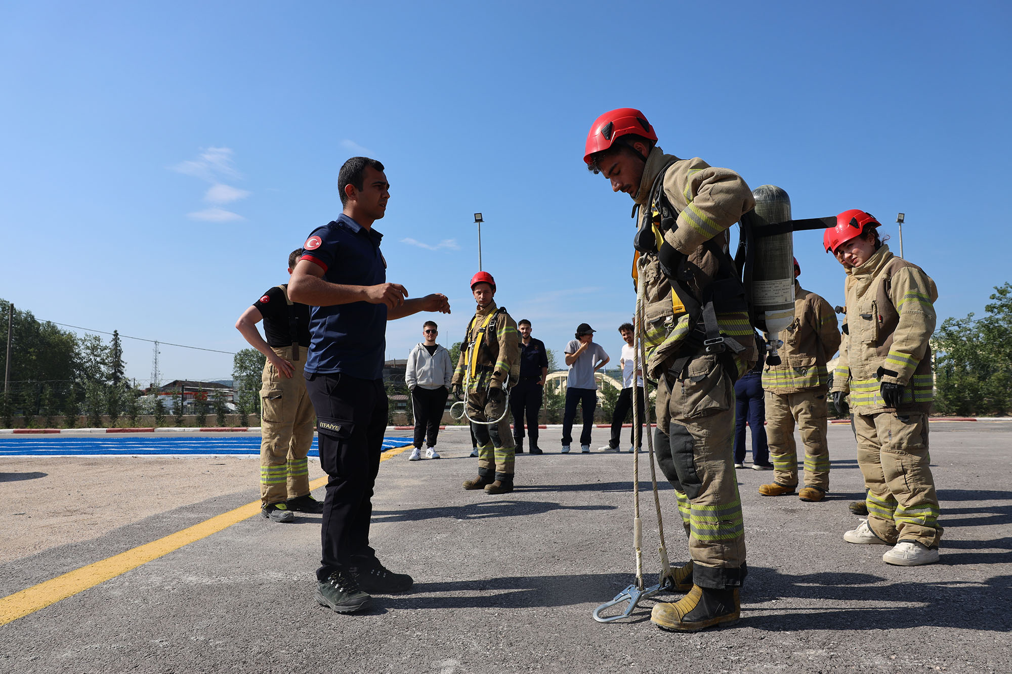 Gerçek sahnelerin aynısını yaşadılar: Geleceğin ateş savaşçıları nefes kesti…