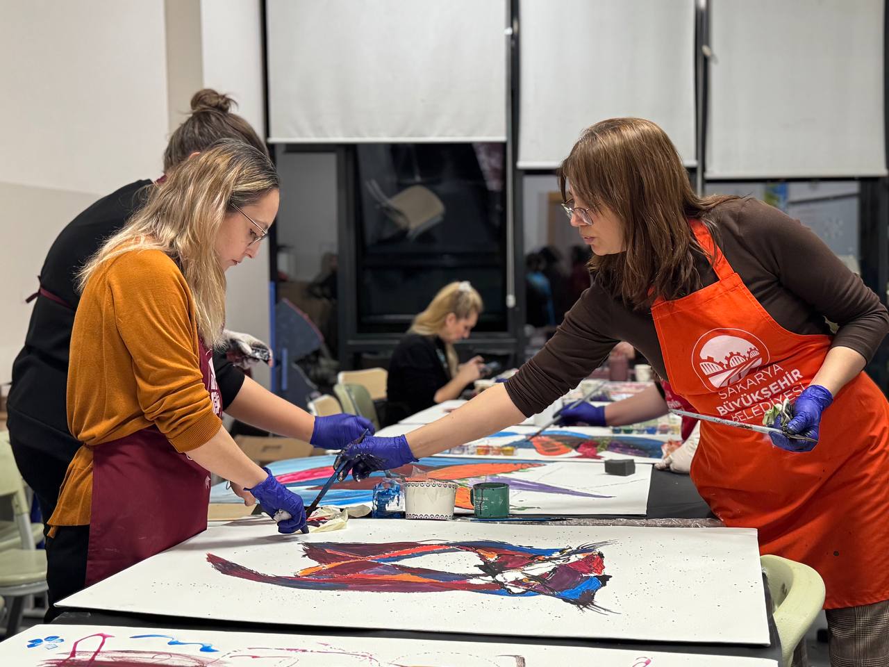 SGM’de ara tatil heyecanı: Aileler ve çocuklar atölyelerde buluştu