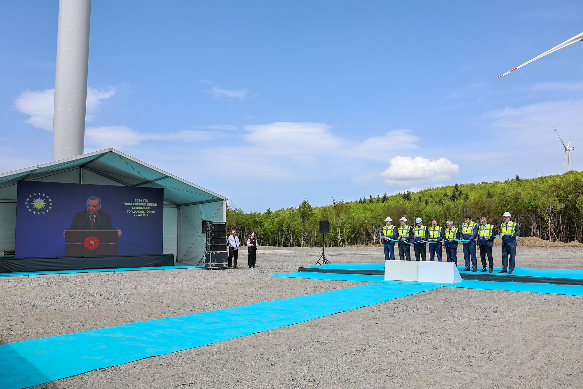 Sakarya’daki dev enerji yatırımının açılışını Cumhurbaşkanı Erdoğan yaptı 
