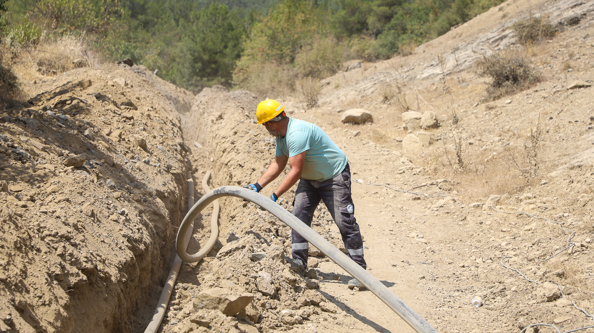SASKİ o mahallenin içme suyunu artık yerin 24 metre altından çıkarıyor