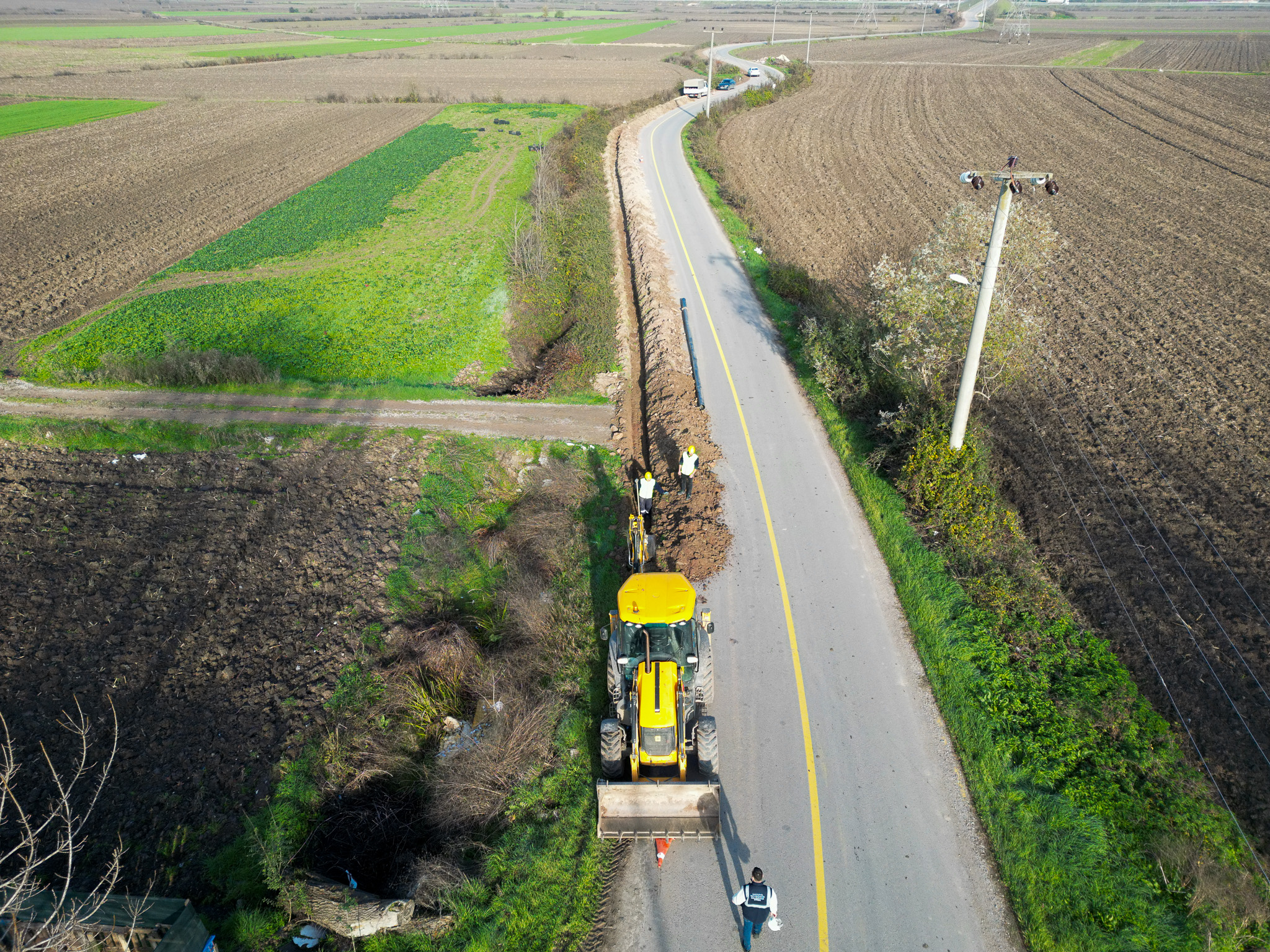 Bin 600 metrelik yenileme projesiyle bölgenin atık su altyapısı güçleniyor