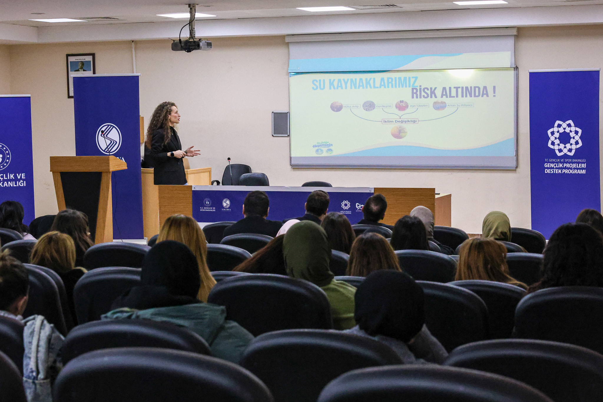 SASKİ su bilinci için çalışma yapacak öğrencilere tasarruf eğitimi verdi