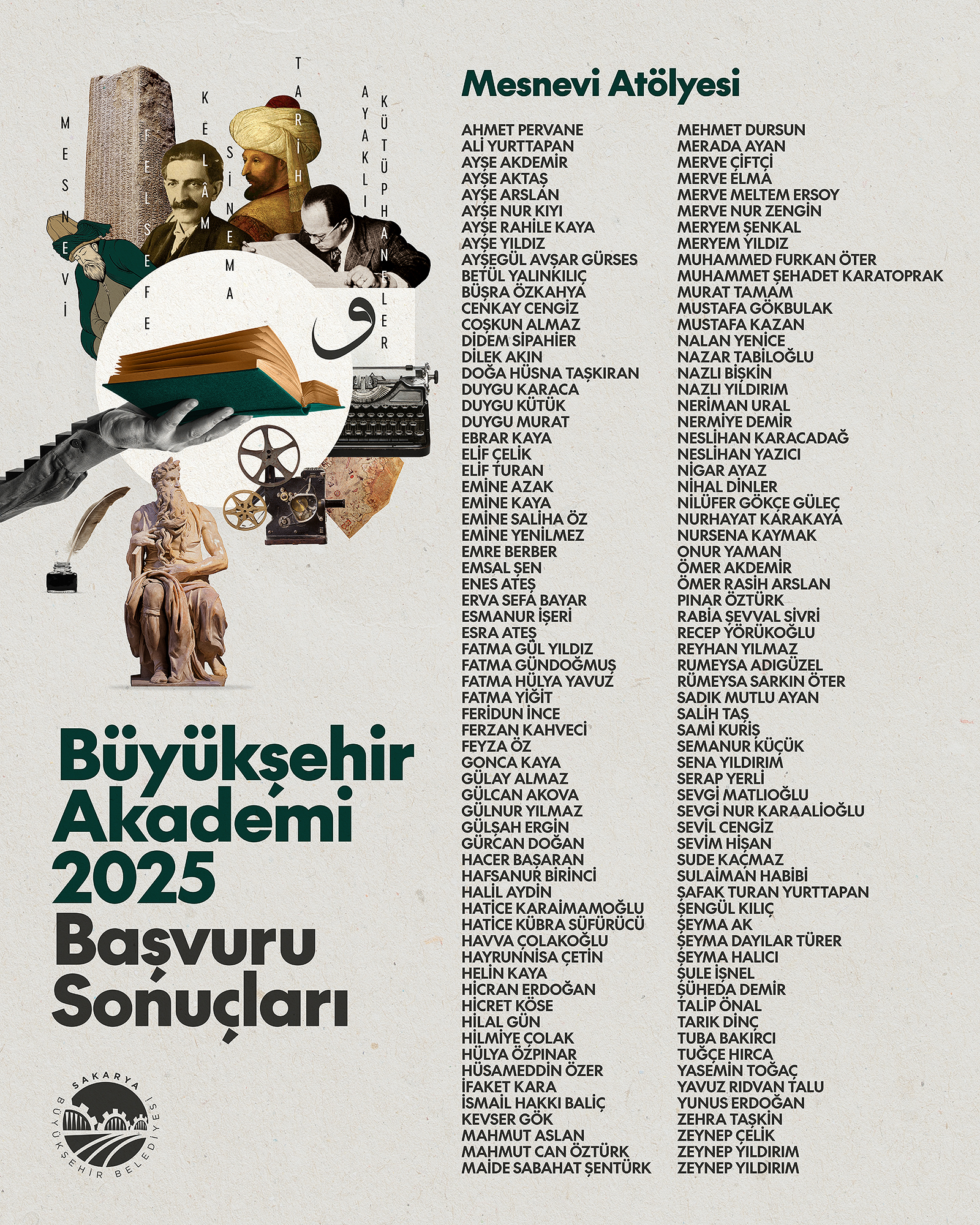 Büyükşehir Akademi’de başvuru sonuçları açıklandı