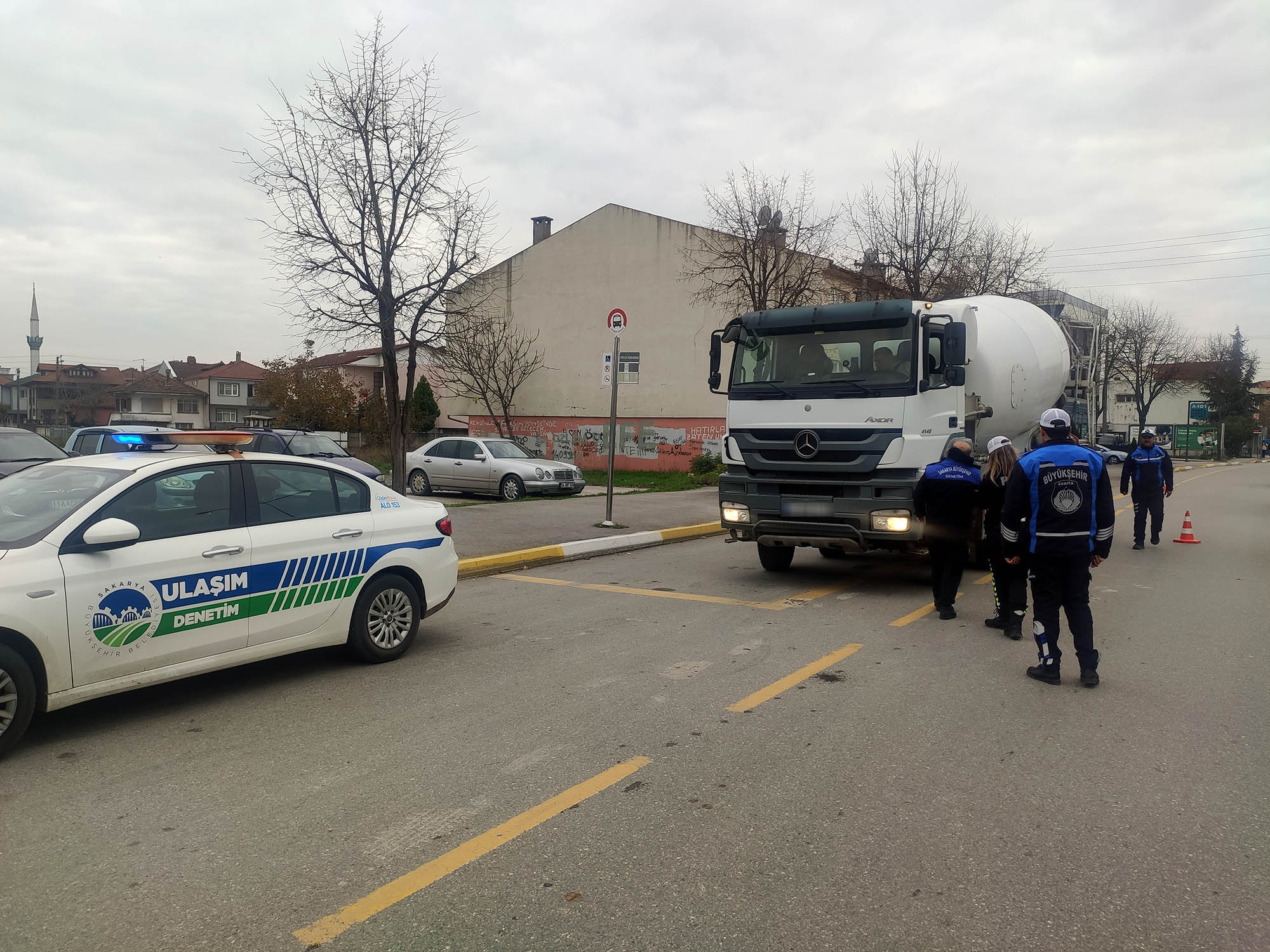 Büyükşehir’den şehir merkezinde ‘ağır tonajlı’ denetimi