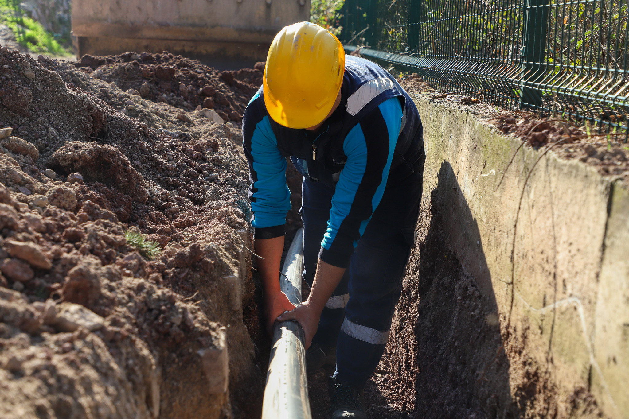 Bağlar Mahallesi’nin su iletim hattı güçlendiriliyor