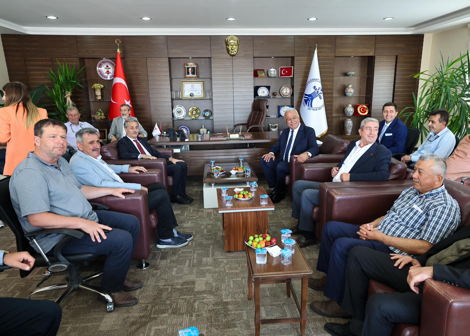 Yusuf Alemdar SESOB’daydı: “Her bir hemşehrimin derdi, bizim ortak meselemizdir”
