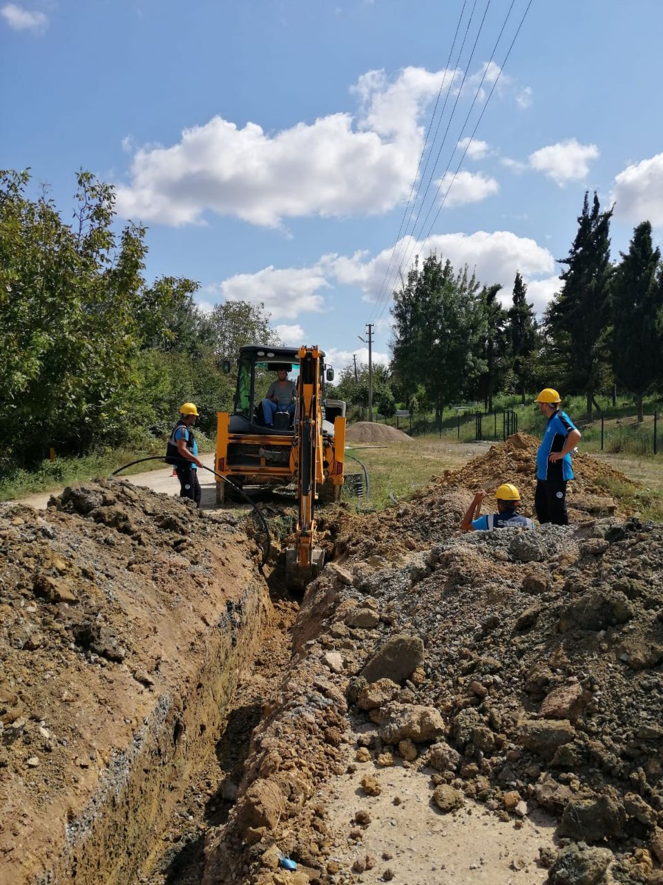 Büyükşehir Saski içmesuyu hattı yenileme çalışmalarına devam ediyor