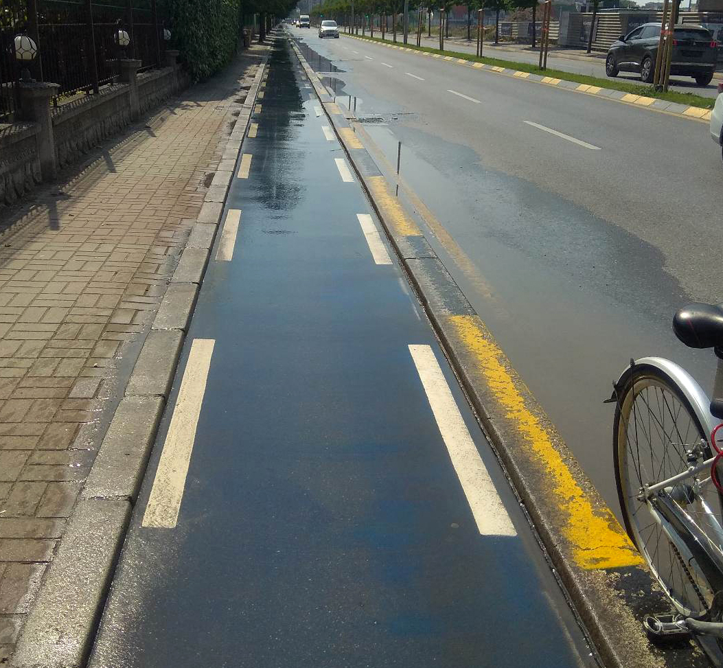 Bisiklet yollarında bayram hazırlığı
