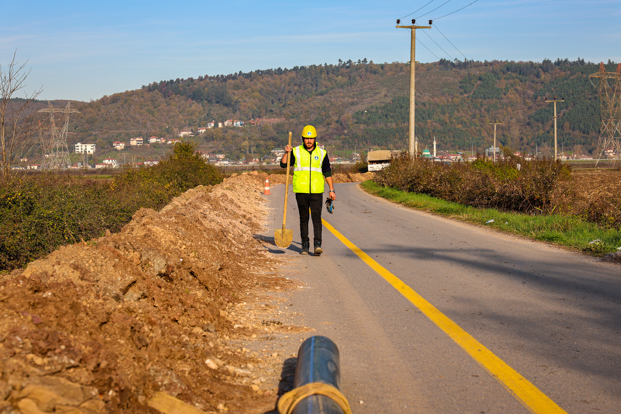 Bin 600 metrelik yenileme projesiyle bölgenin atık su altyapısı güçleniyor