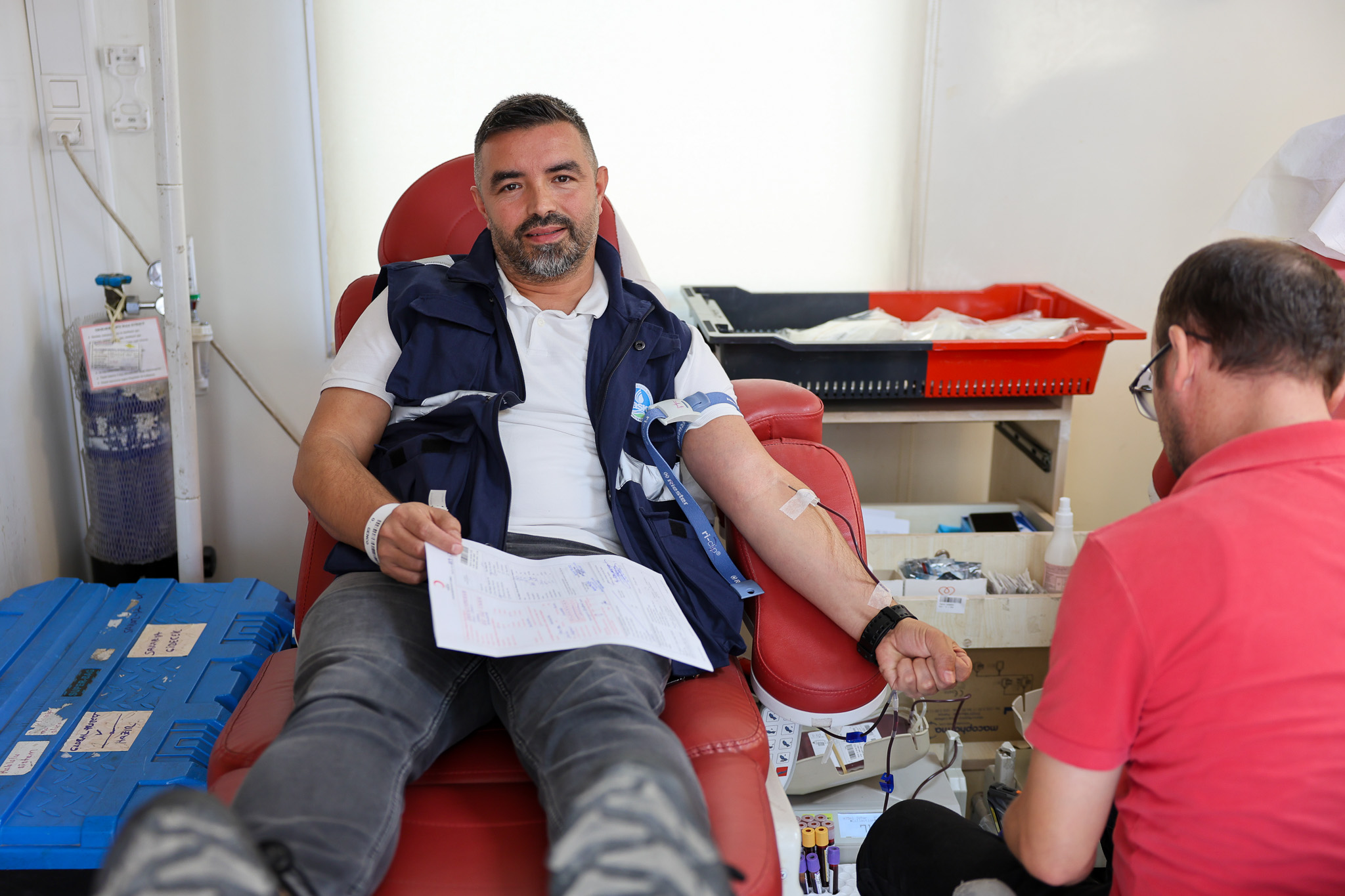 SASKİ çalışanlarından örnek davranış: Kan ve Kök Hücre Bağışı