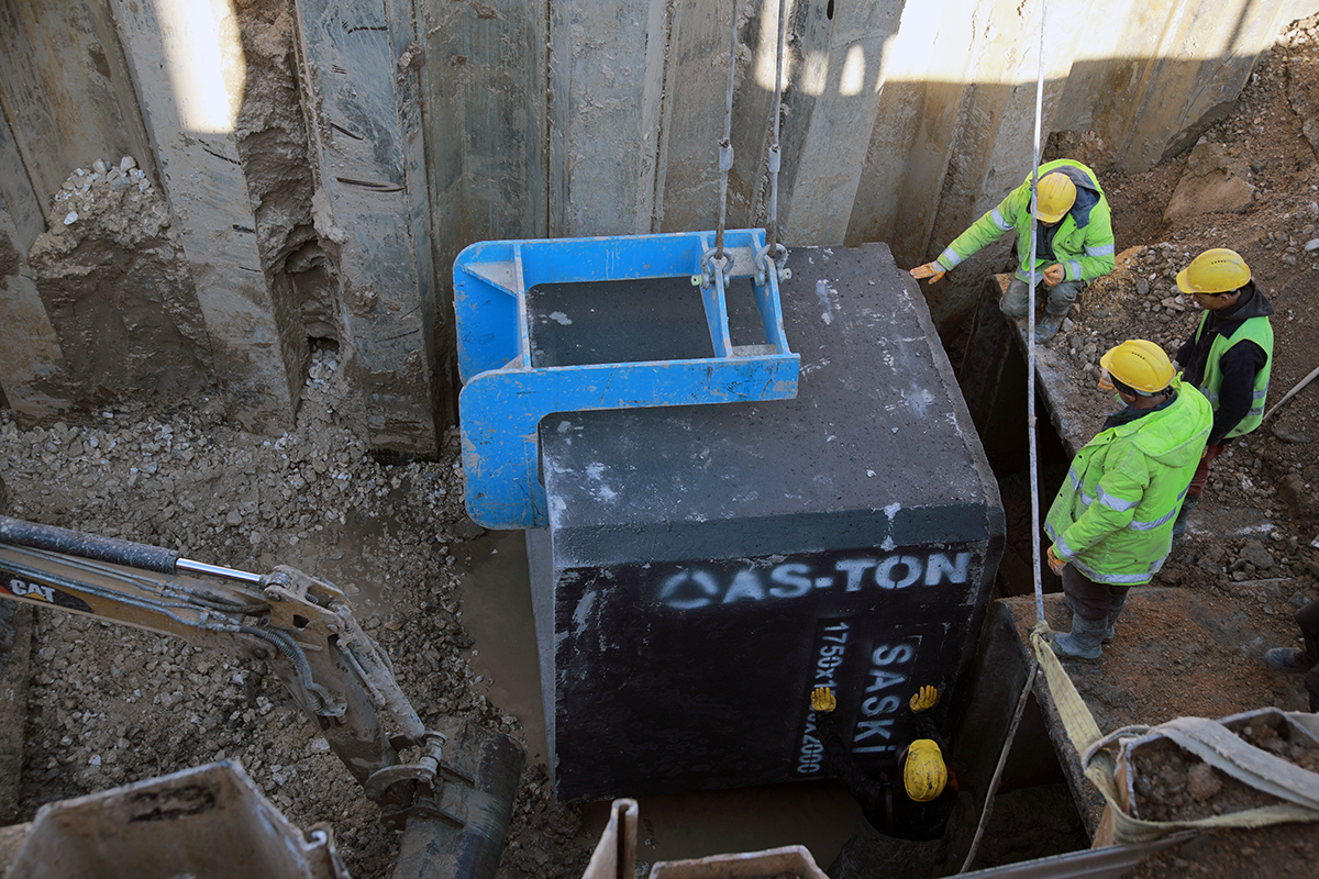 O kavşak trafiğe açılıyor