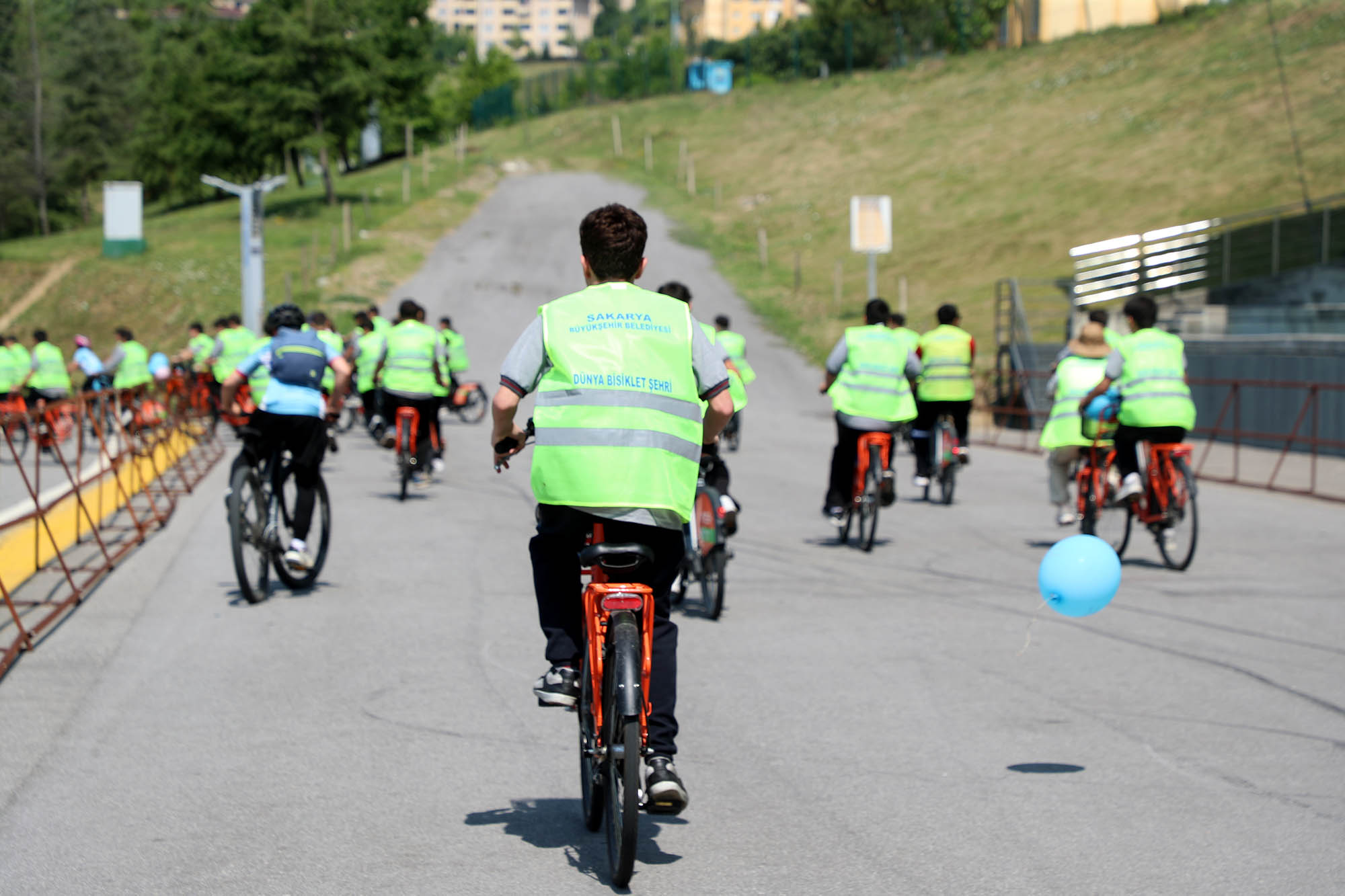 Dünya Bisiklet Günü’nde pedallar vadide sağlıklı bir dünya için döndü