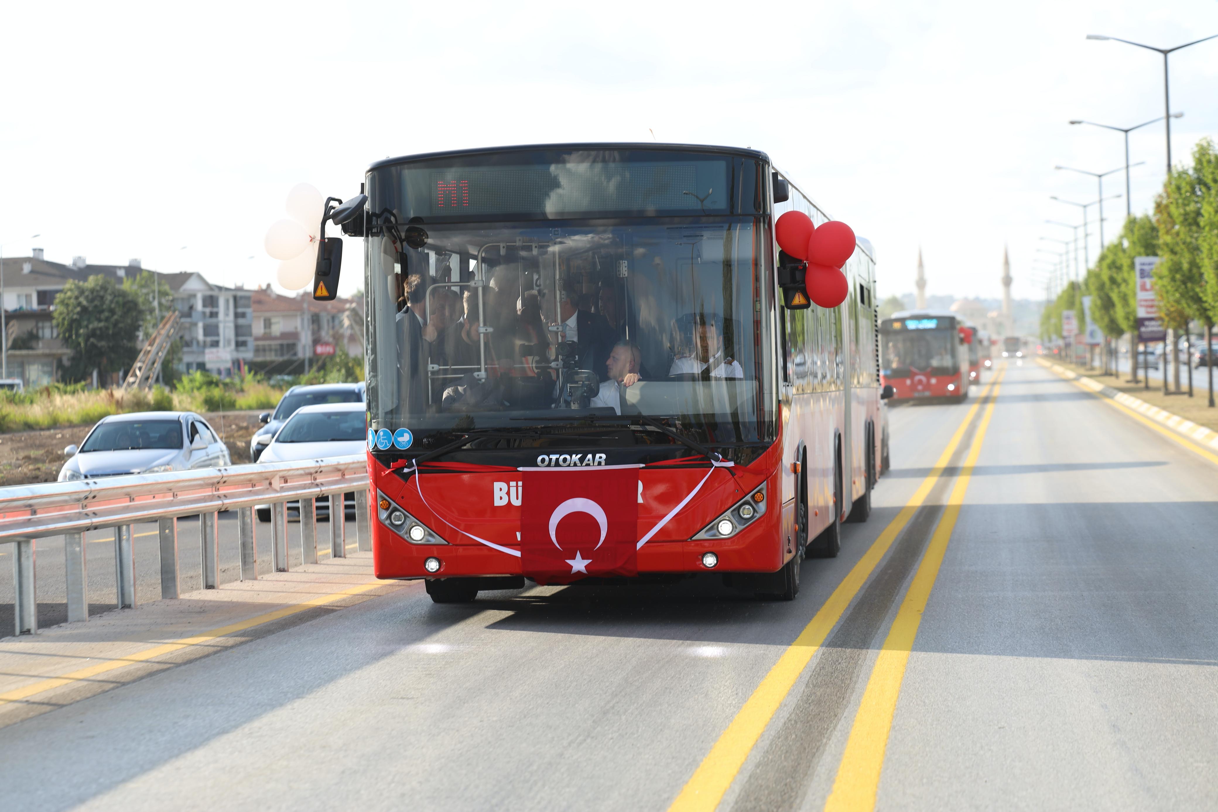 Metrobüsler Yusuf Alemdar’ın söz verdiği tarihte Sakarya yollarında