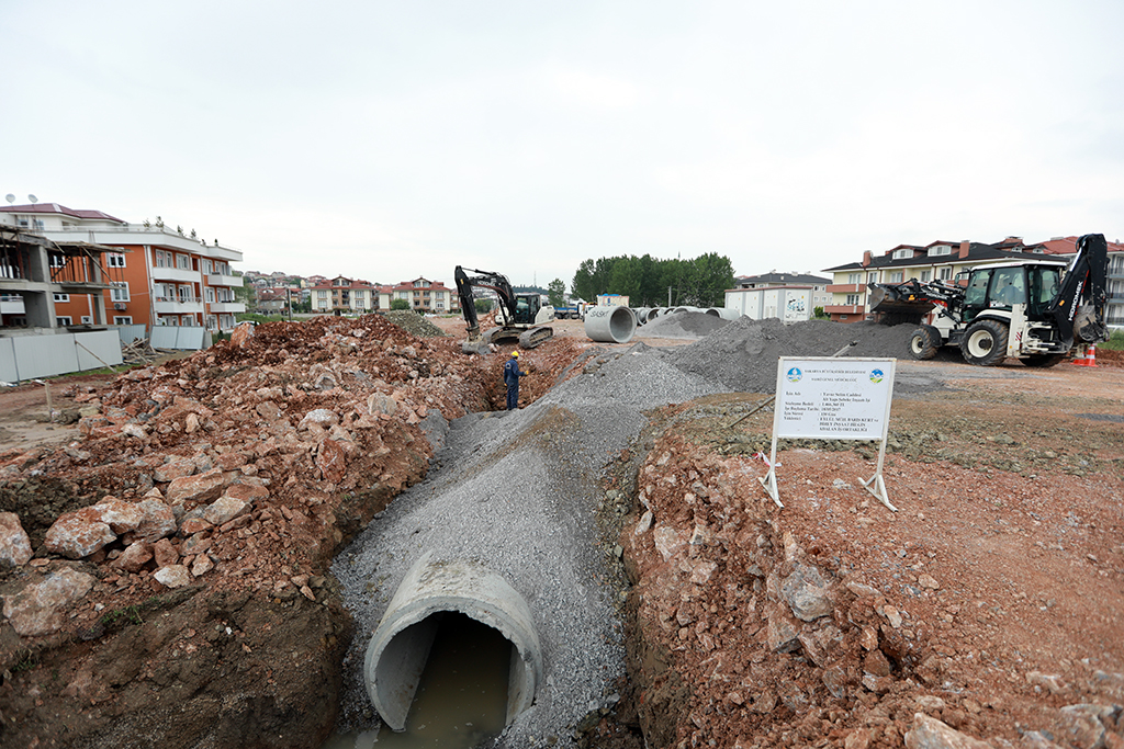 SASKİ’den yeni cadde için sağlam altyapı