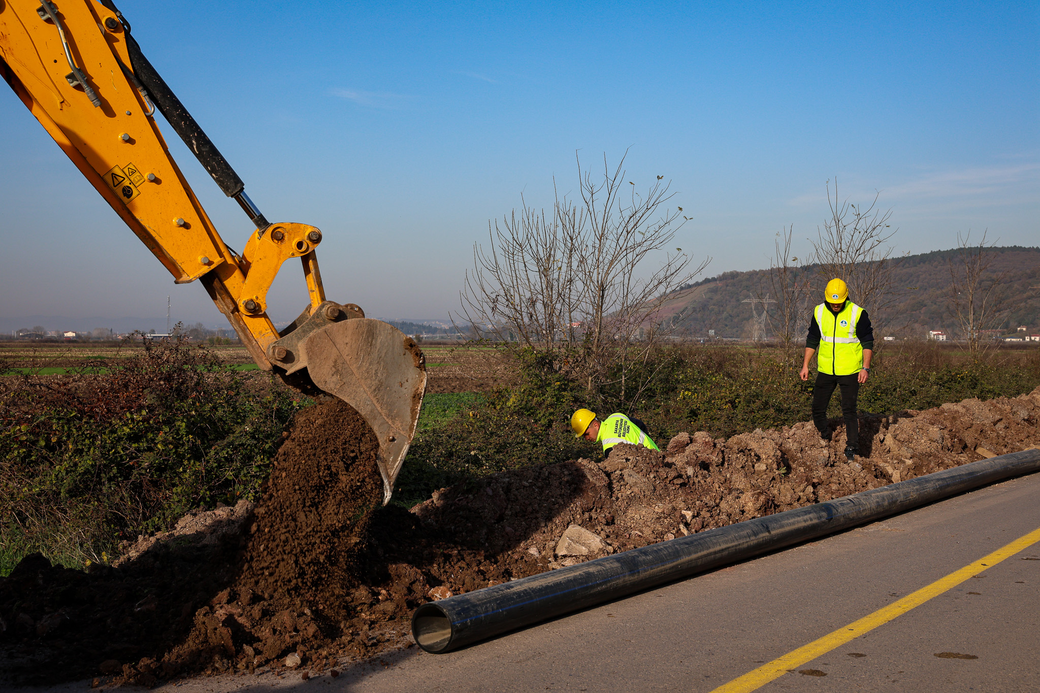 Bin 600 metrelik yenileme projesiyle bölgenin atık su altyapısı güçleniyor