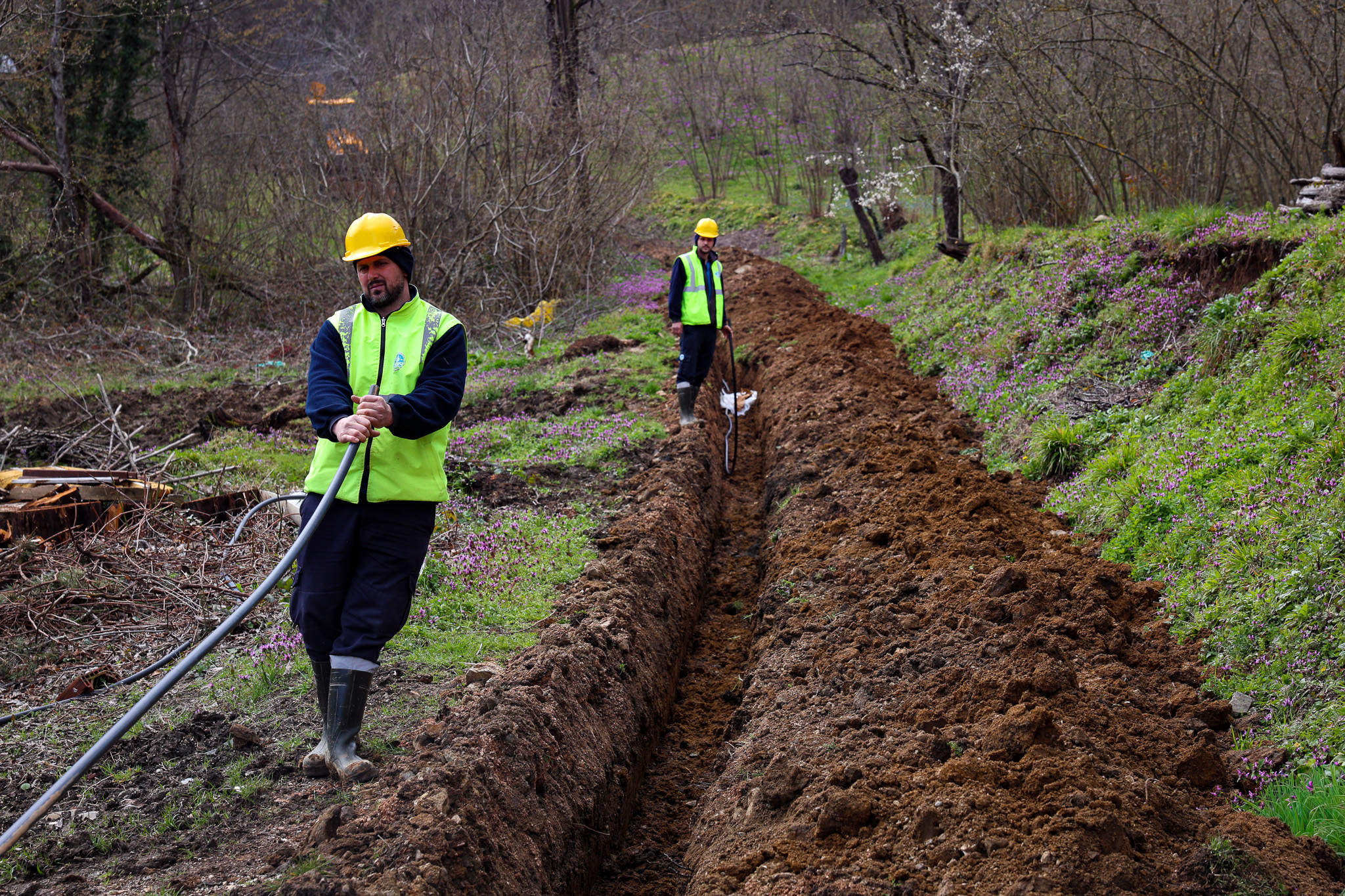 13 kilometrelik içme suyu hattı Hendek Karadere’ye 2060 yılına kadar sorunsuz hizmet edecek