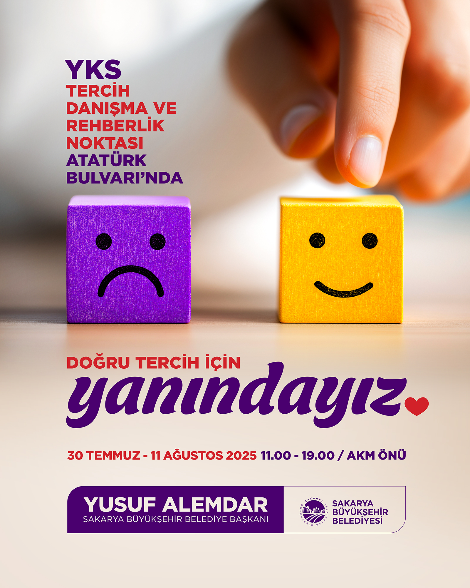 Büyükşehir’den YKS’ye giren gençlere ücretsiz tercih danışmanlığı