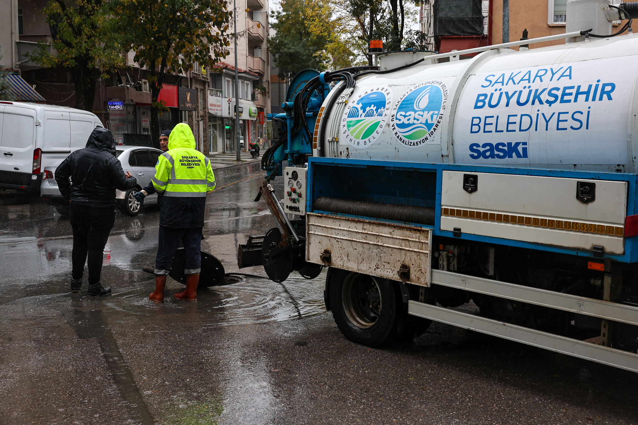 SASKİ, Turuncu Kodlu yağış uyarısına karşı teyakkuza geçti