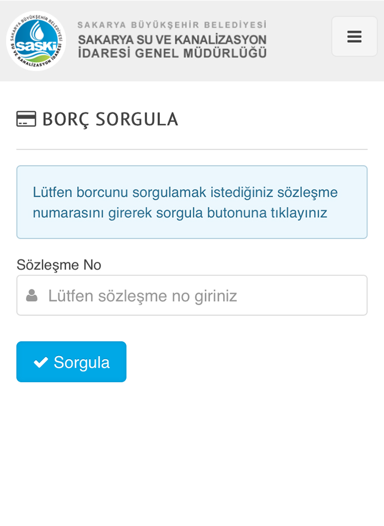 SASKİ’ye dair her şey mobilde