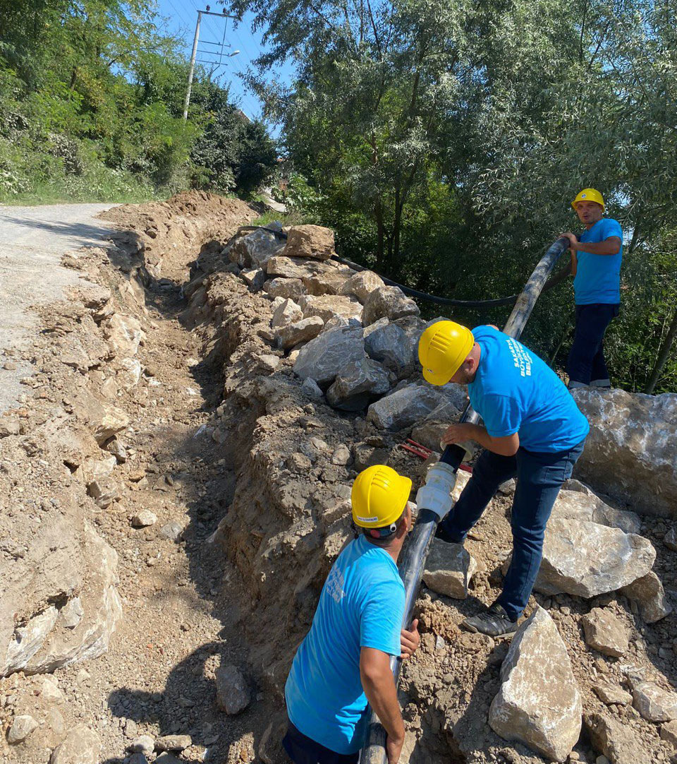 Ferizli’nin altyapısı Büyükşehir Belediyesi’nin çalışmaları ile güçleniyor