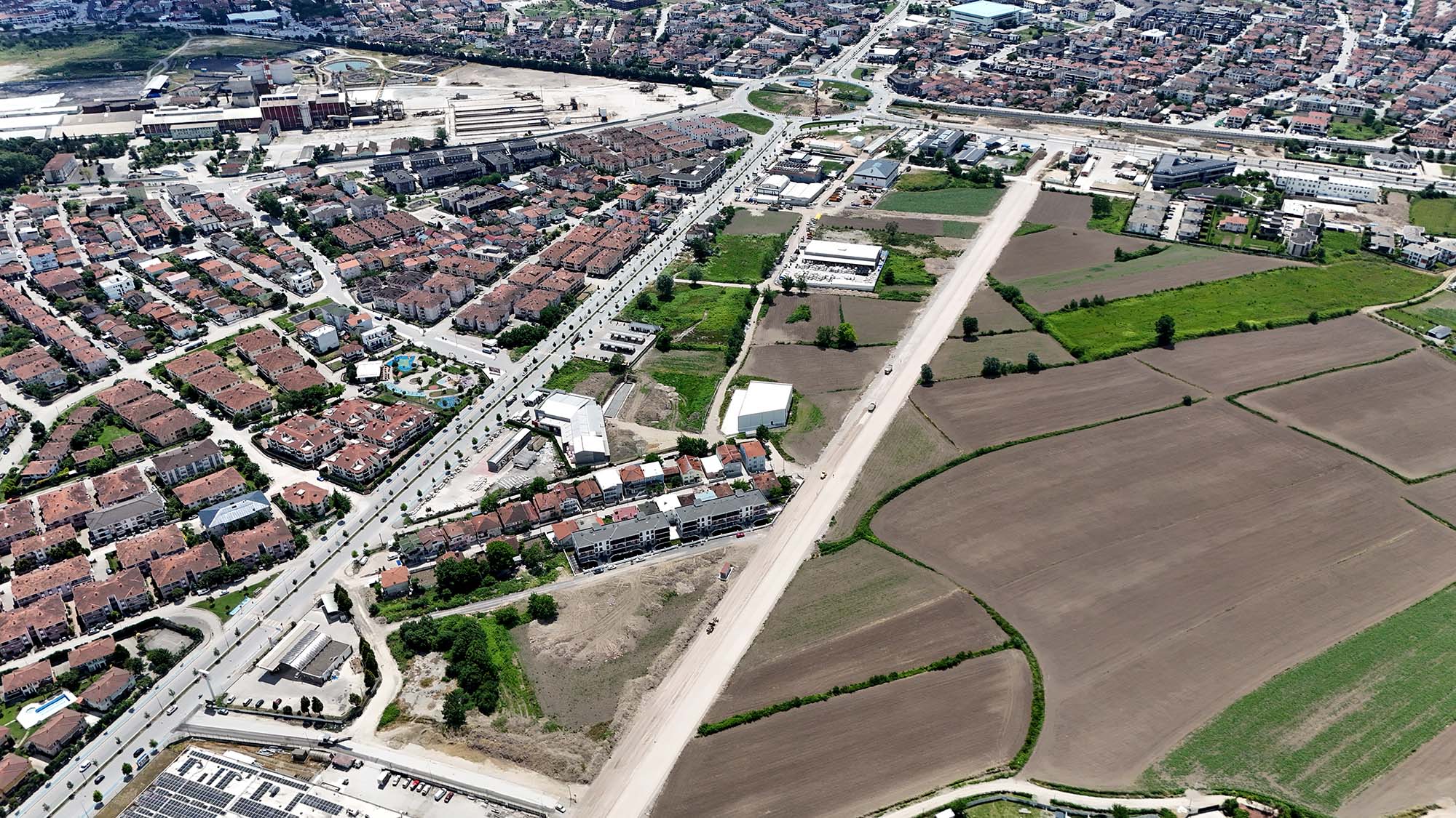 Yazlık Kavşağı’nın trafik yükünü azaltacak yeni koridor yakında açılıyor: Asfalt öncesi son işlem