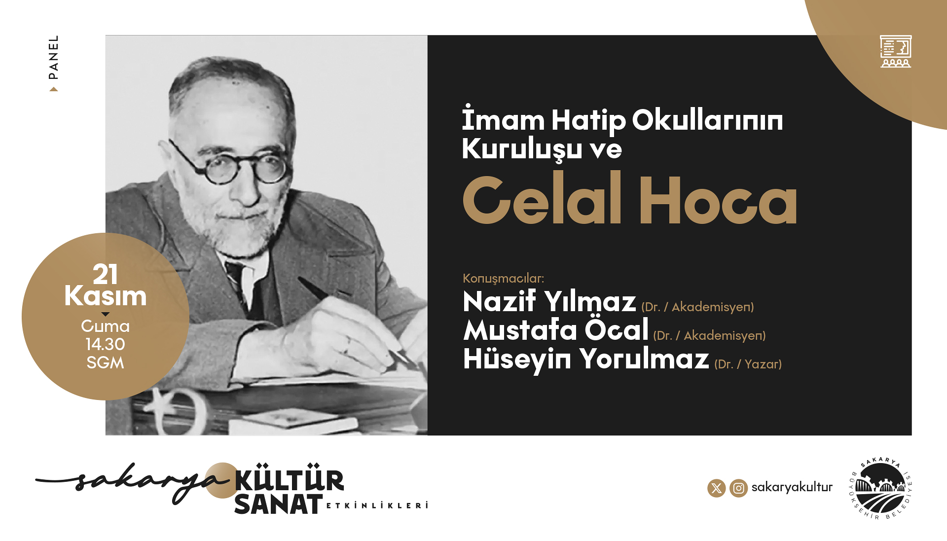 Kültür etkinlikleri panel ile devam edecek