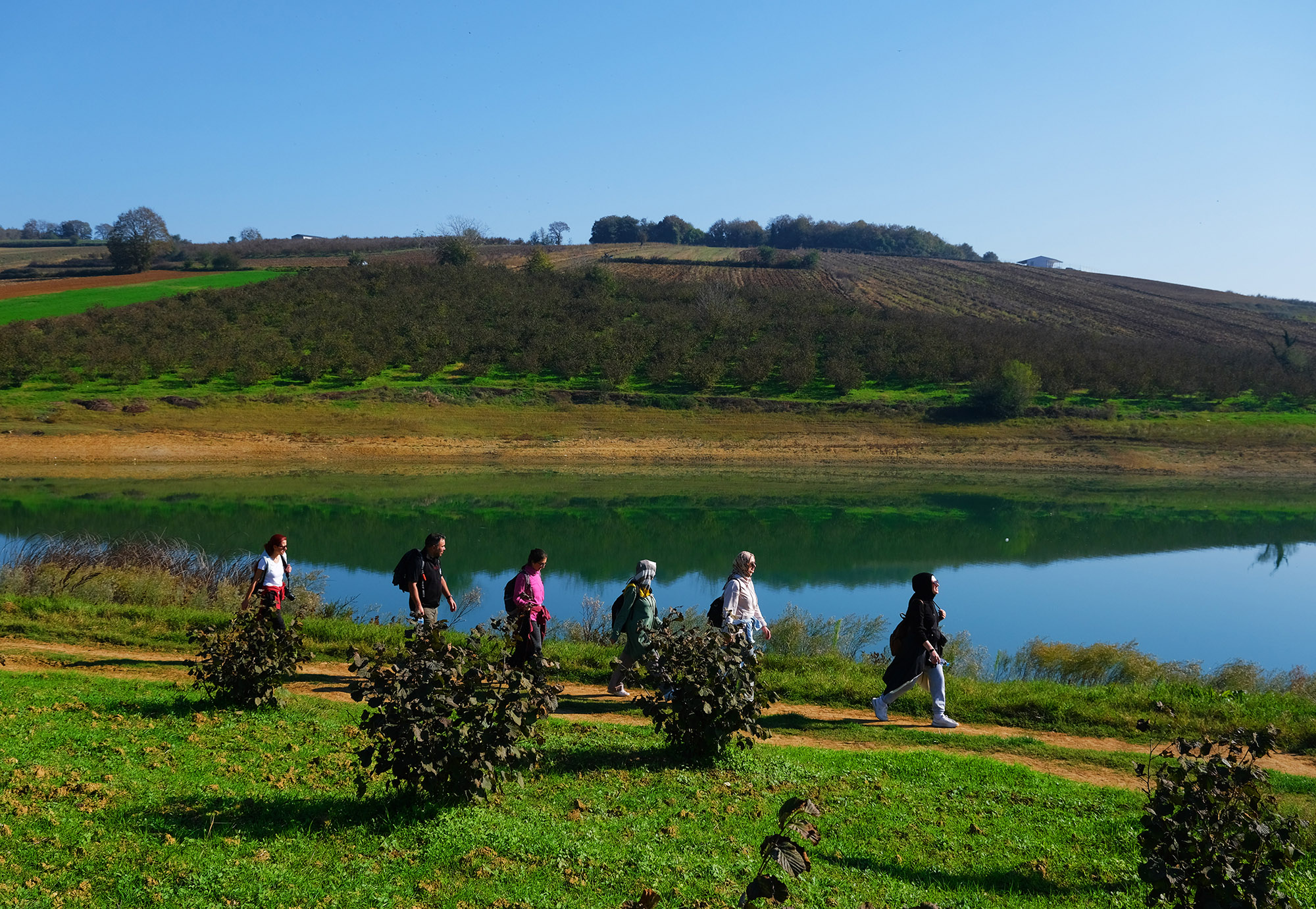 Doğa tutkunları sonbaharın her tonunu keşfetti