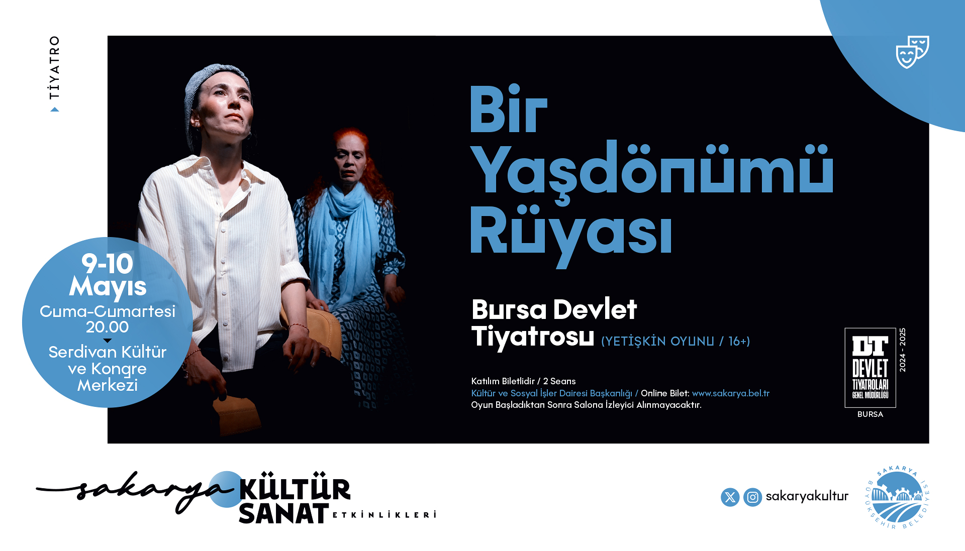 Büyükşehir kültür sanat etkinliklerinde Mayıs takvimi belli oldu